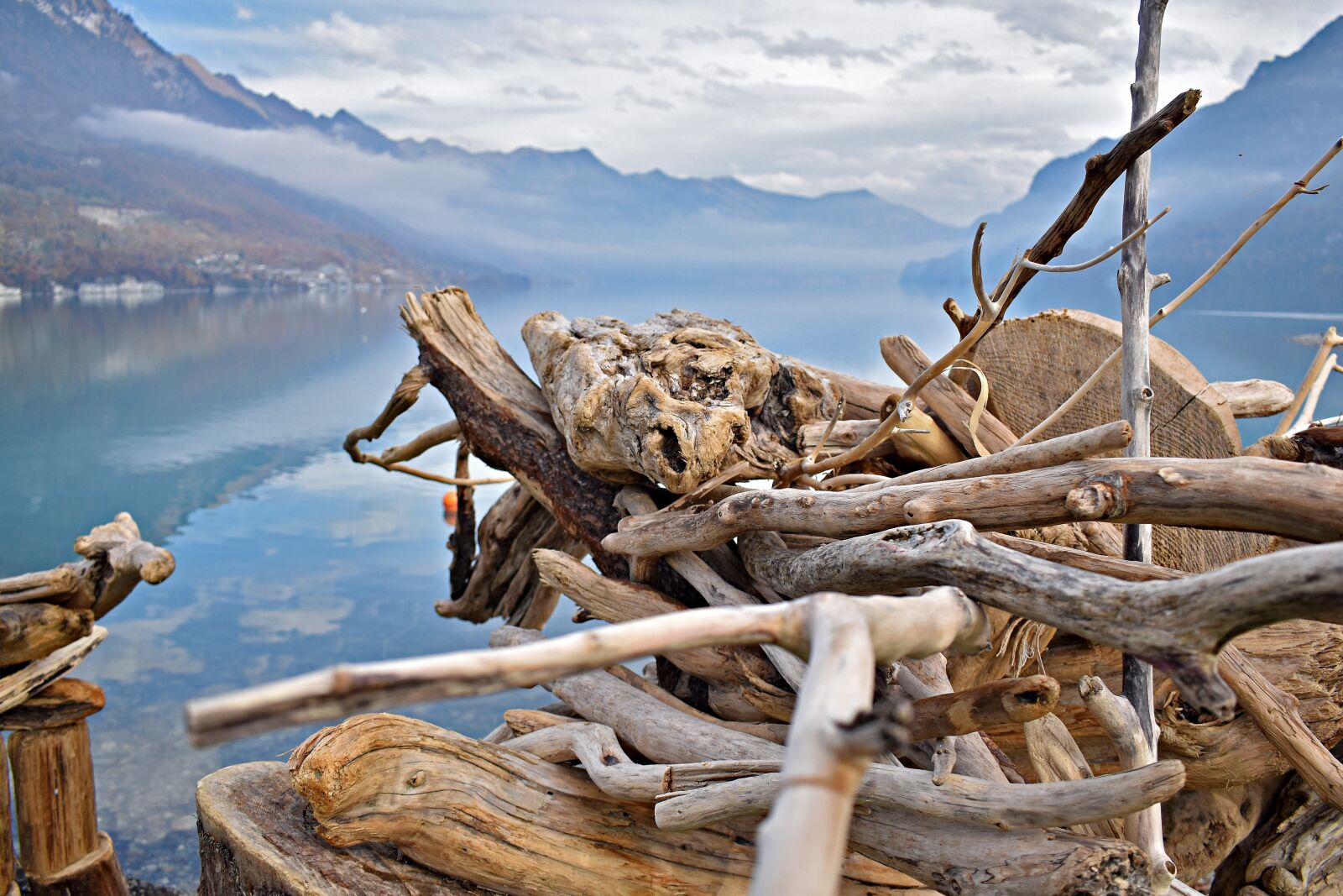 Nikon D5600 sample photo. Switzerland, mountains, lake photography