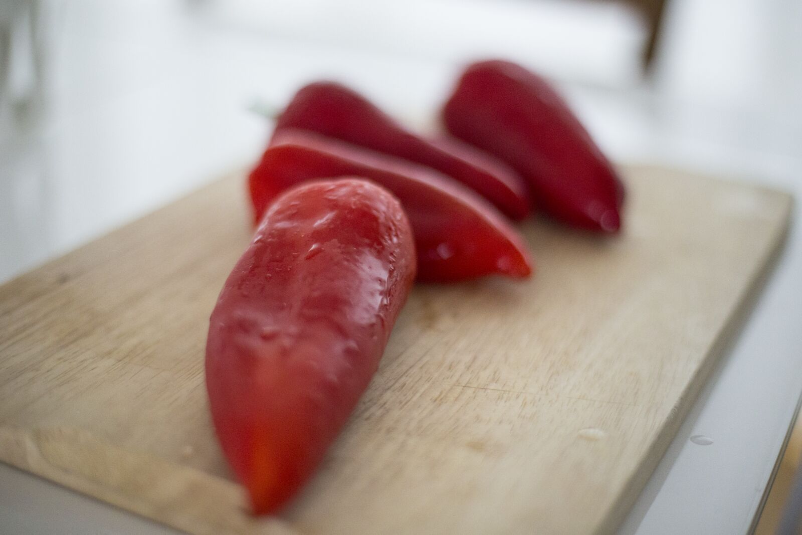 Canon EOS 6D + Canon EF 50mm F1.4 USM sample photo. Bell, pepper, cooking, food photography