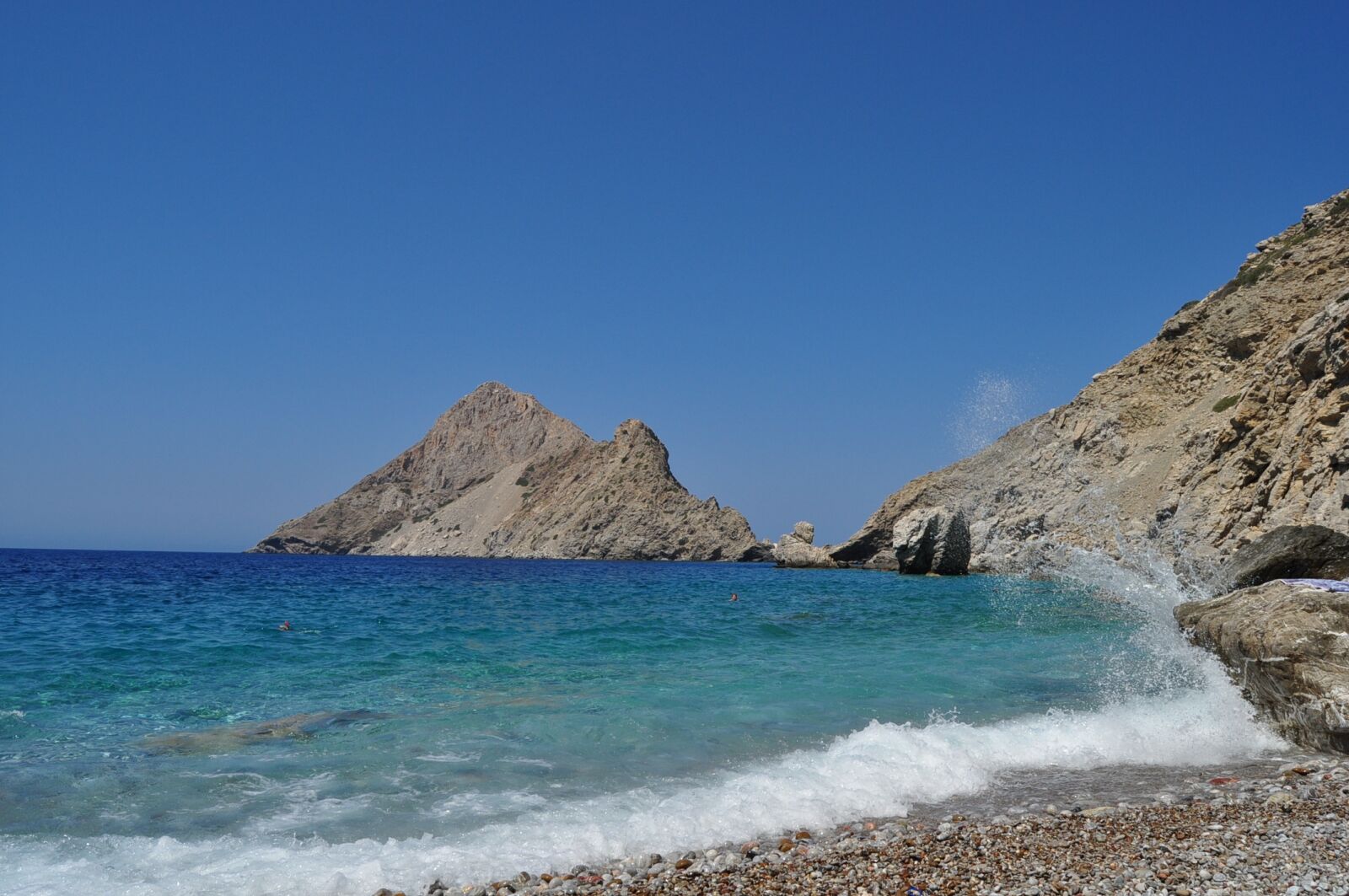 Nikon D5000 sample photo. Paximadia, crete, island photography