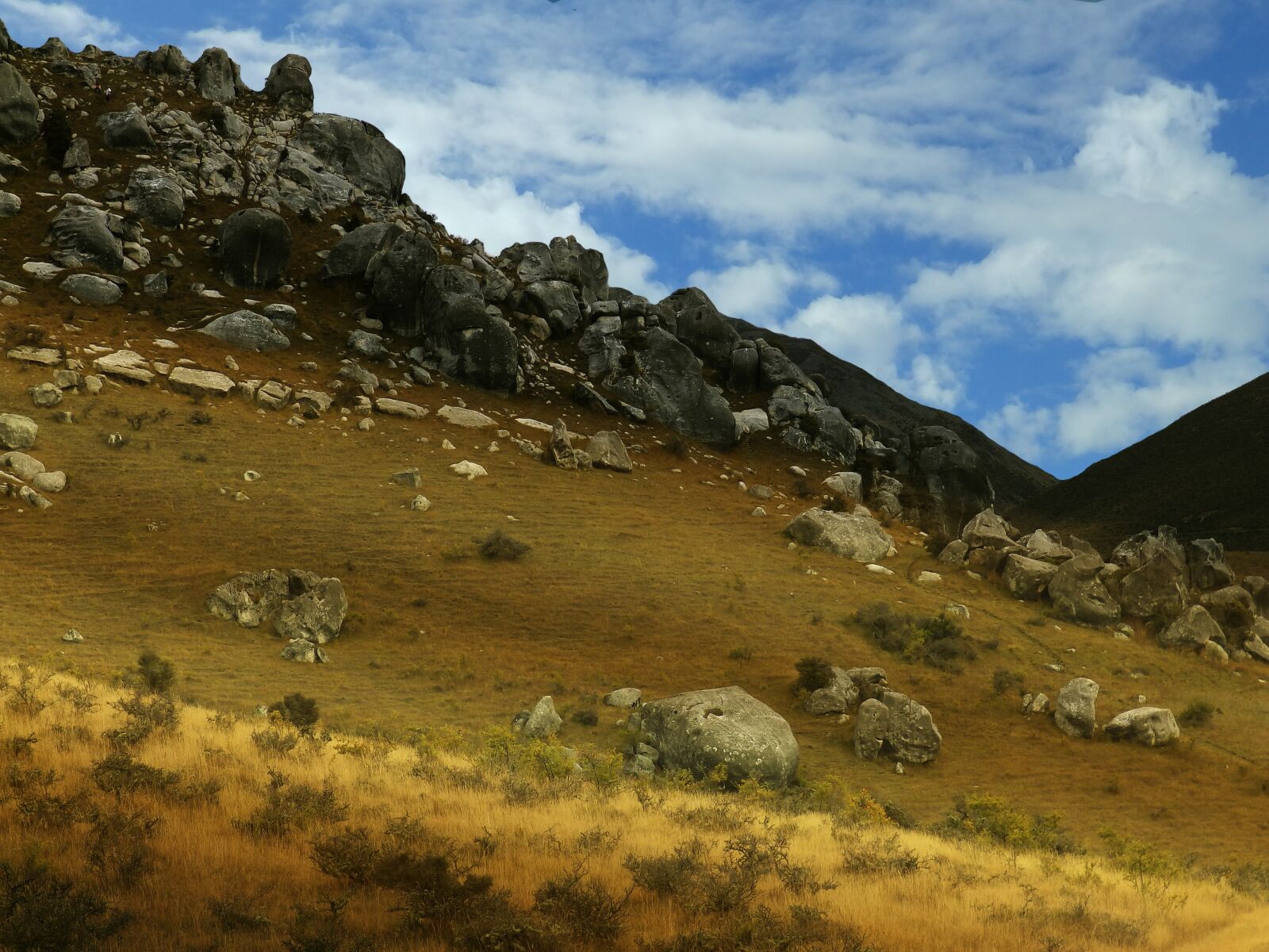 Olympus SP-820UZ sample photo. Rocks, new zealand, mountains photography