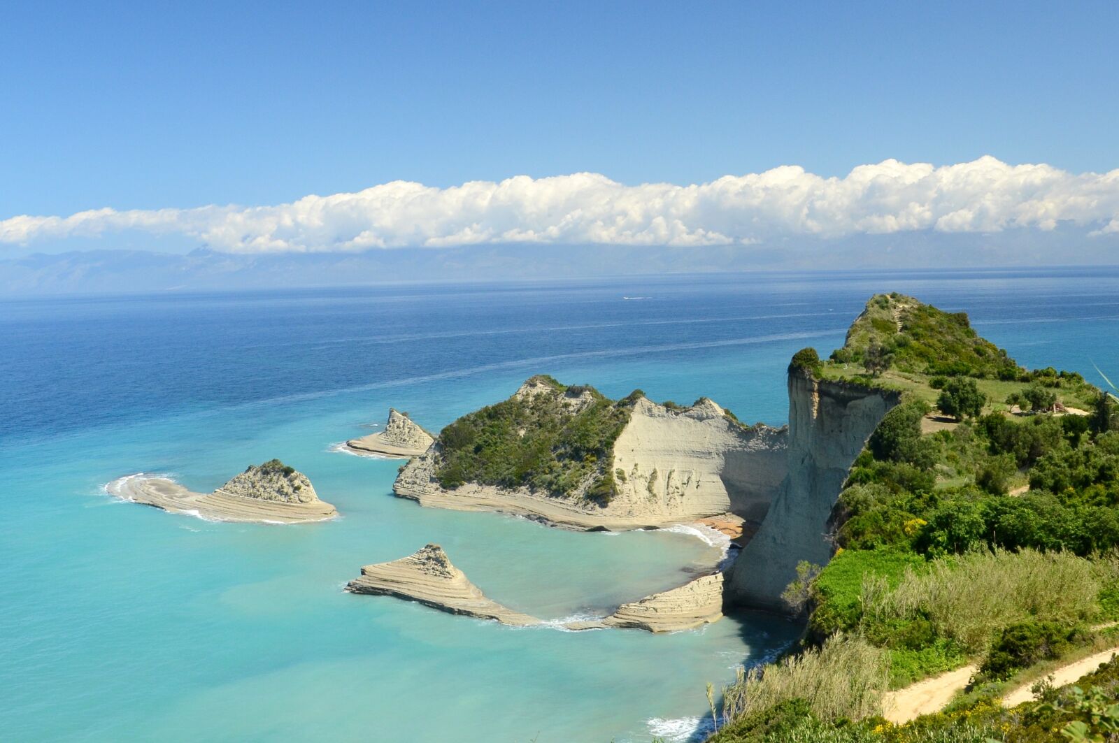 Nikon D7000 sample photo. Greece, corfu, view photography