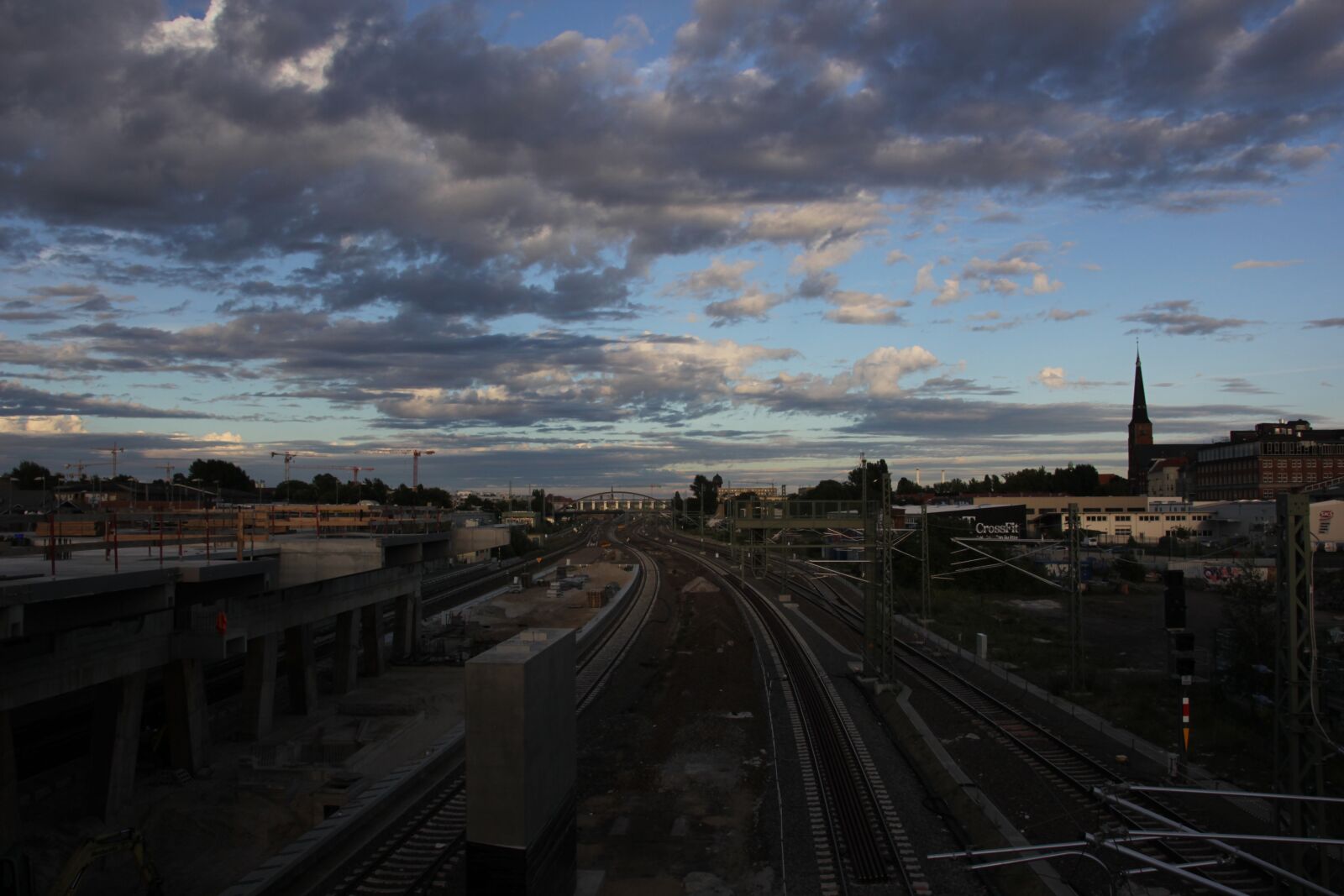 Canon EOS 60D sample photo. Rail, train, sunset photography