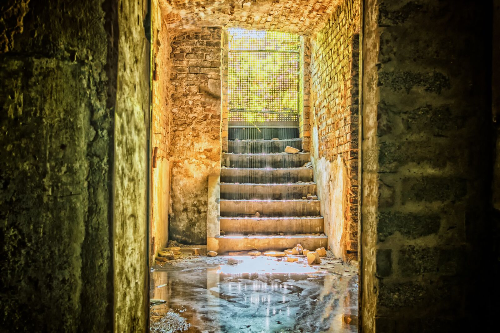 Nikon D3300 sample photo. Lost places, keller, stairs photography