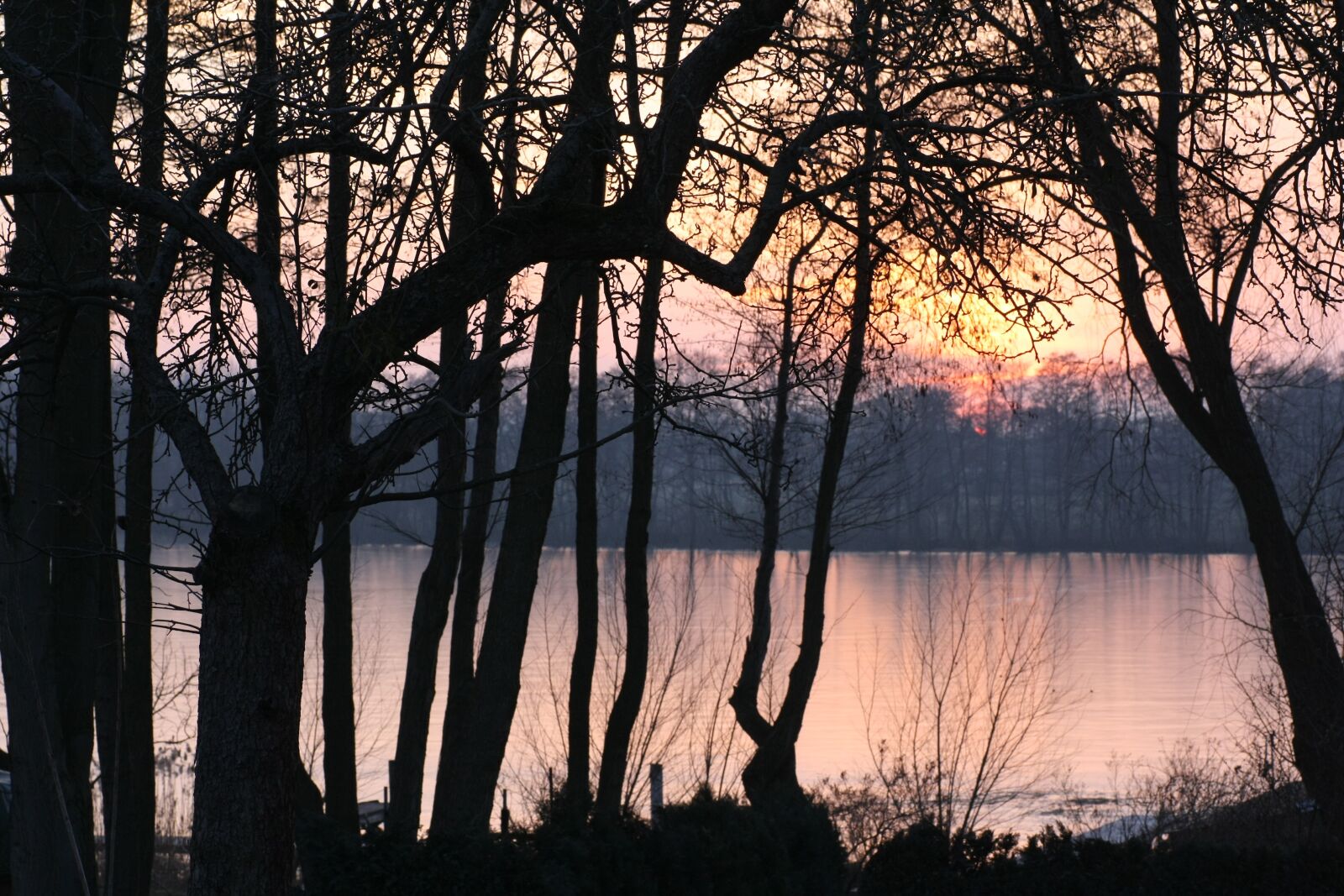 Canon EOS 1000D (EOS Digital Rebel XS / EOS Kiss F) sample photo. Sunset, bank, abendstimmung photography