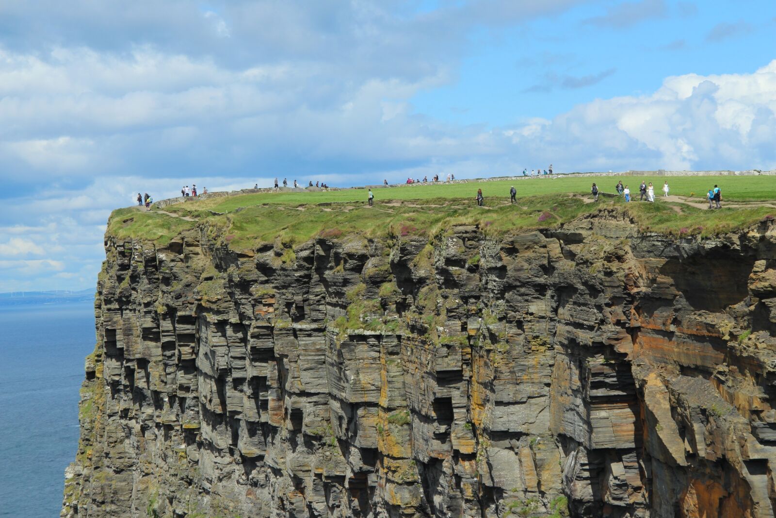 Canon EF-S 17-85mm F4-5.6 IS USM sample photo. Cliffs, mohar, ireland photography