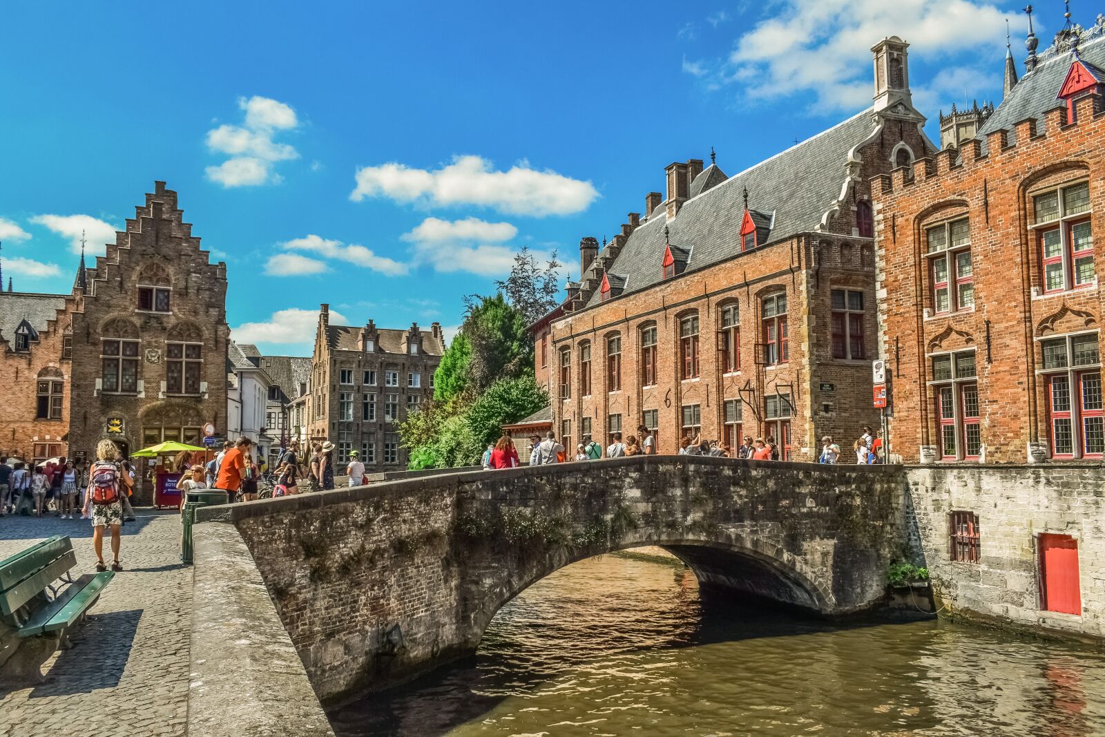 Nikon D3300 sample photo. Belgium, brugge, canal photography