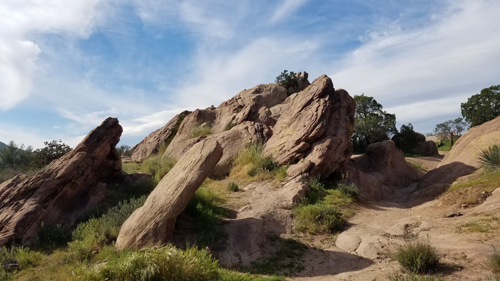 Samsung Galaxy S7 sample photo. Vazquez rocks, nature, california photography