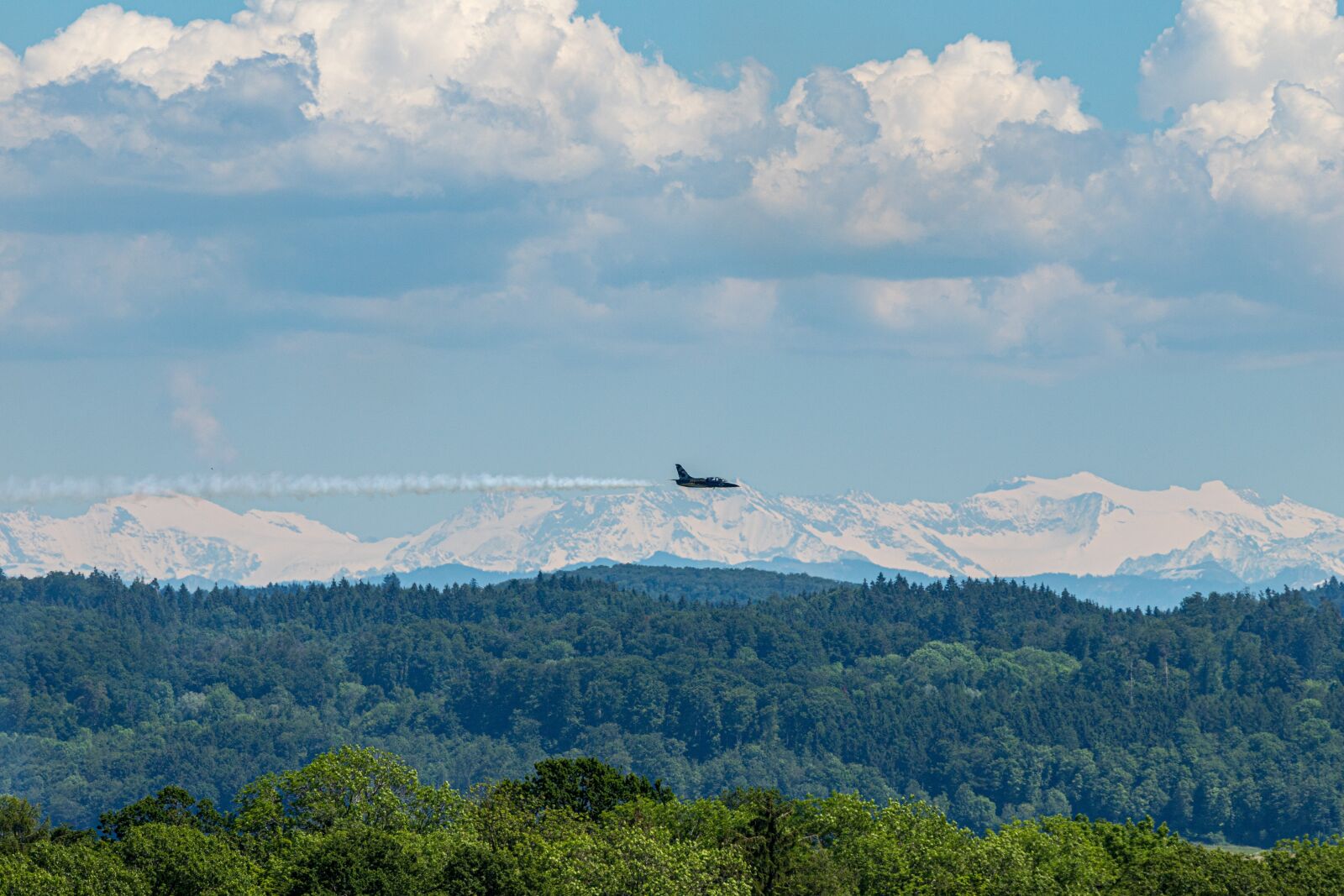 Canon EOS 6D Mark II sample photo. Jet, aircraft, alpine photography