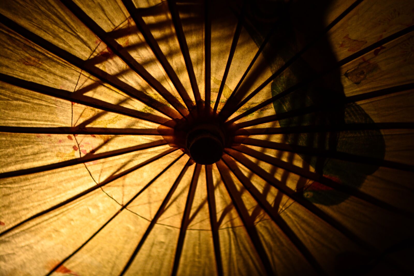 Nikon D7100 sample photo. Night, umbrella, structure photography