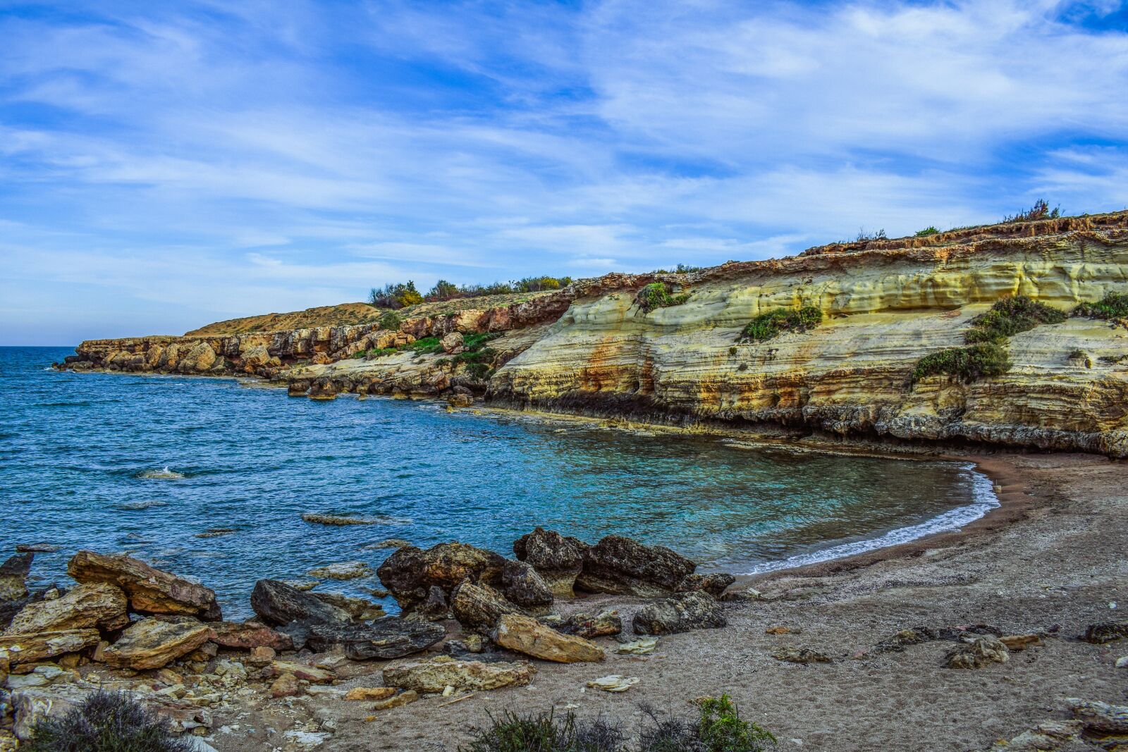 Nikon D3300 sample photo. Cove, beach, cliff photography
