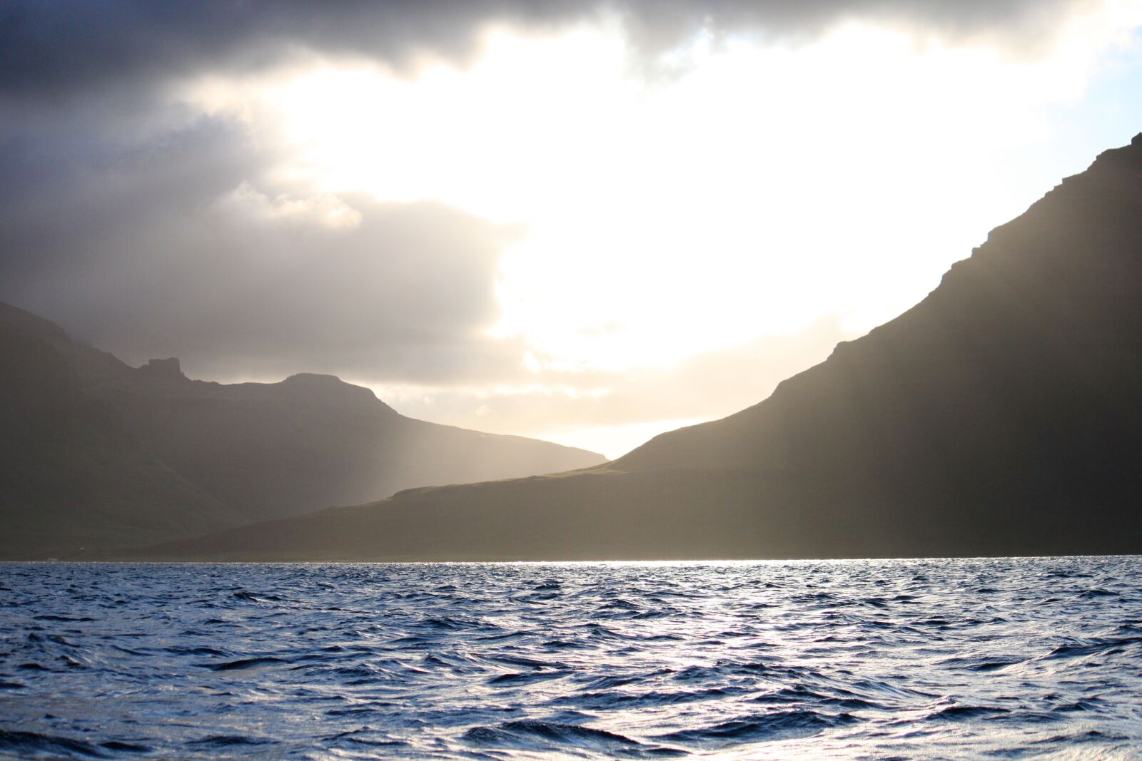 Canon EOS 500D (EOS Rebel T1i / EOS Kiss X3) sample photo. Sea, sunset, mountain photography