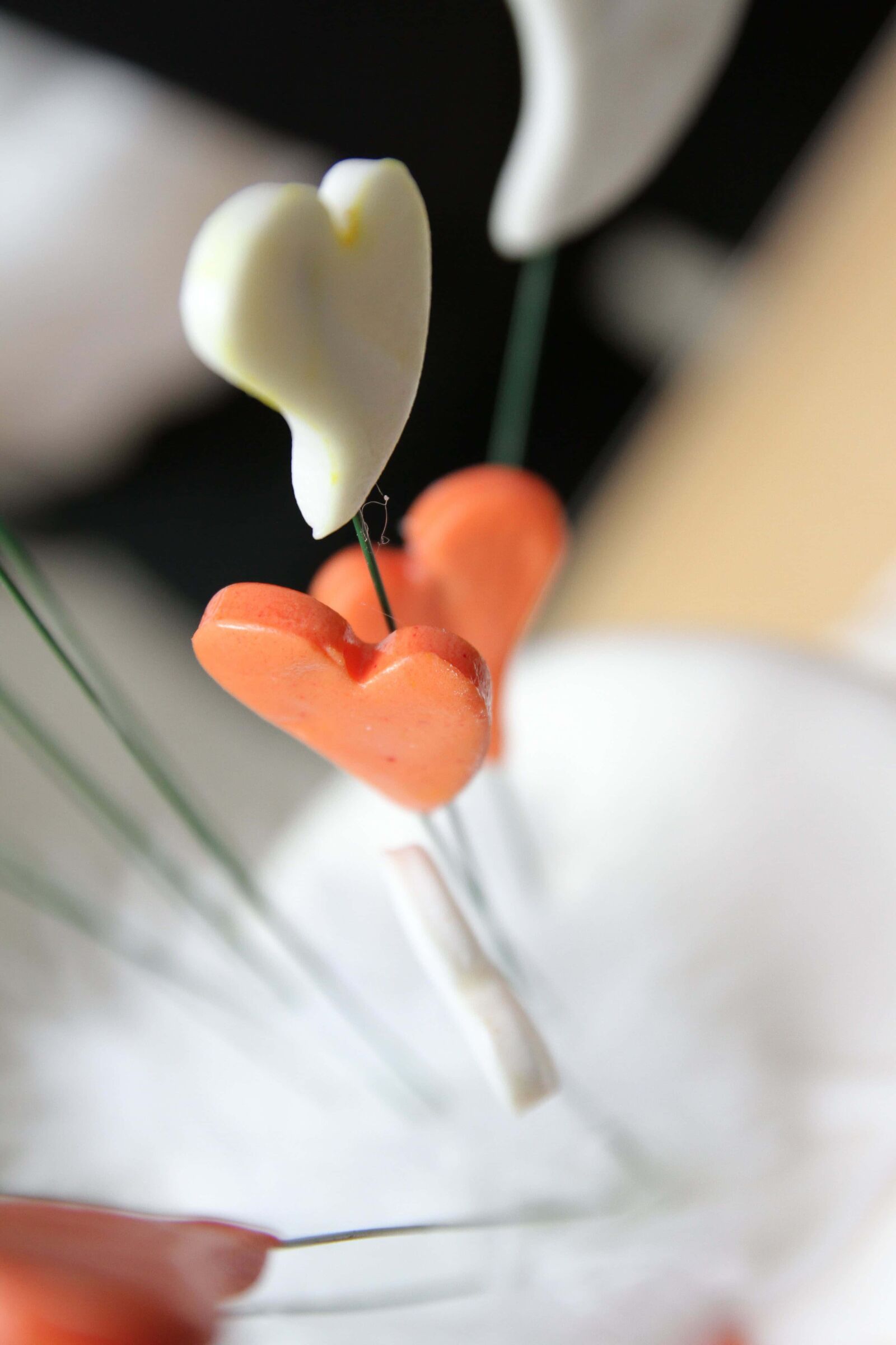 Canon EOS 7D sample photo. Close-up, hearts, sticks, wedding photography