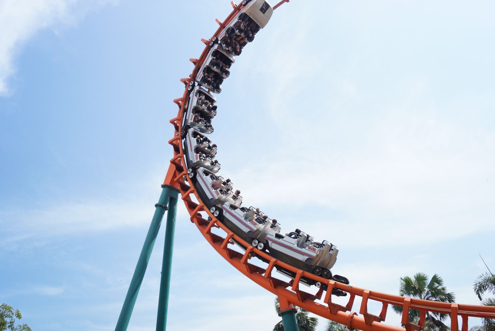 Sony SLT-A65 (SLT-A65V) + Sony DT 18-55mm F3.5-5.6 SAM sample photo. Roller coaster, enjoy, pretty photography