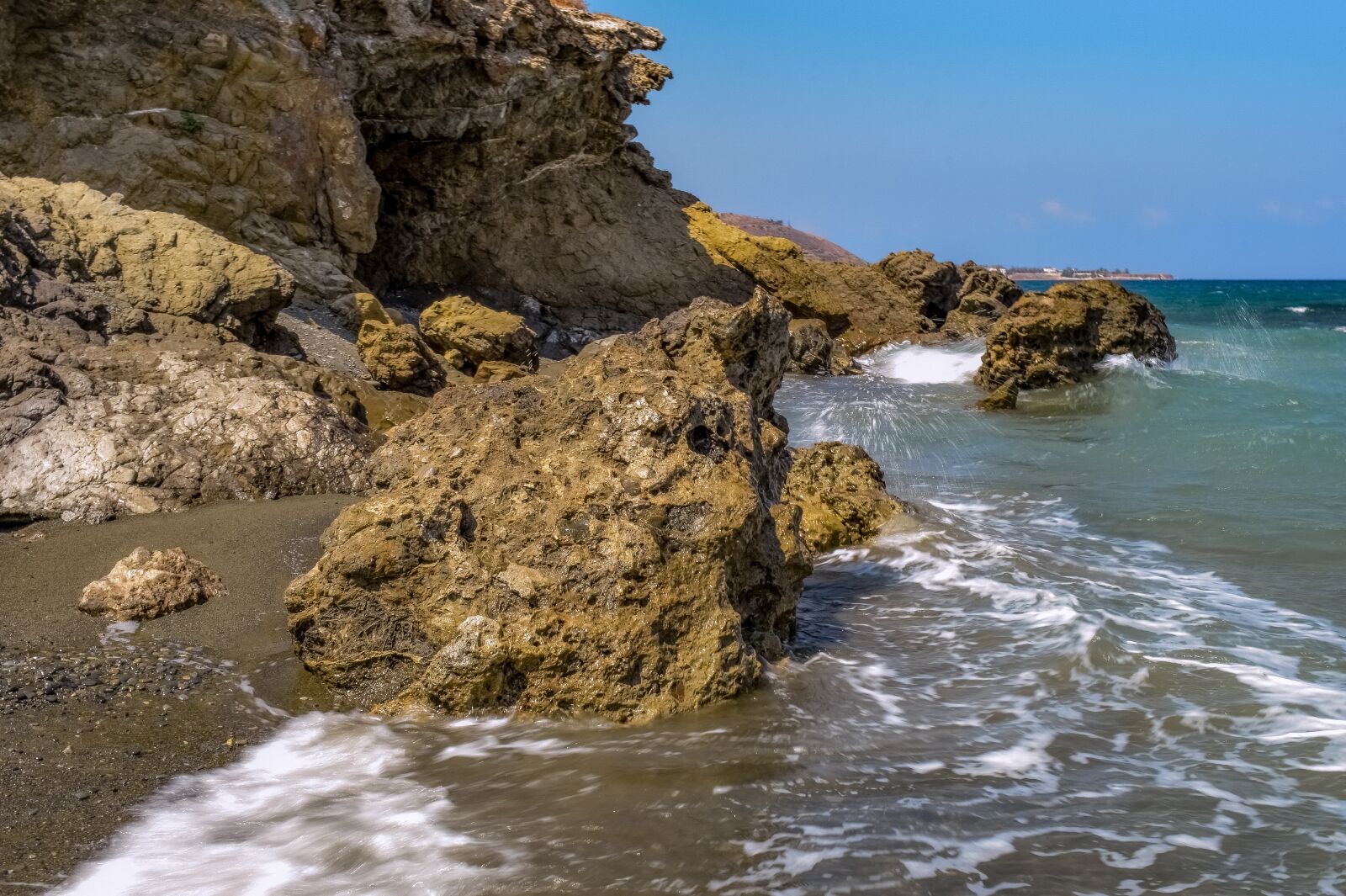 Nikon D3300 sample photo. Beach, rock, sea photography