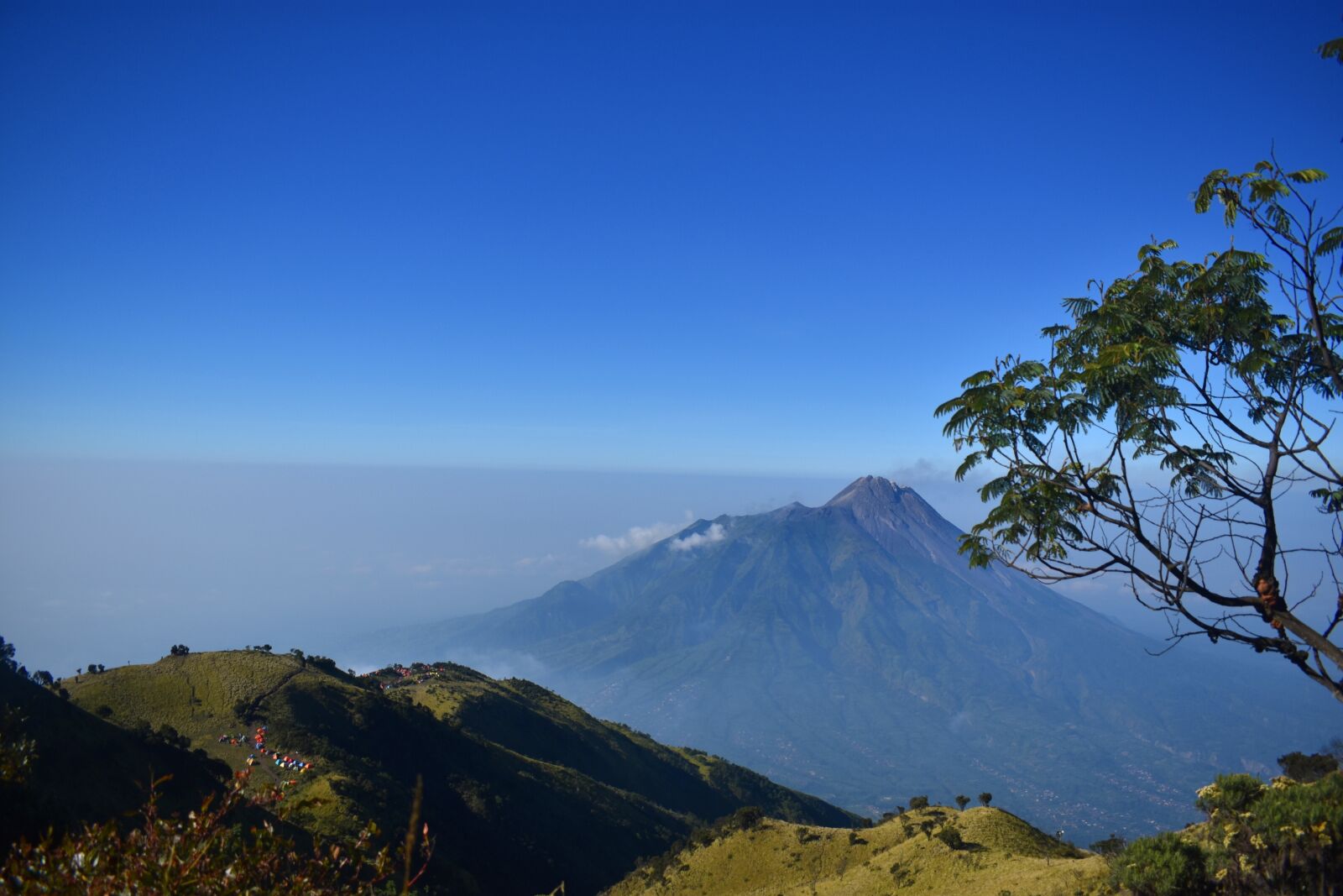Nikon D3400 sample photo. Mountain, merapi, volcano photography