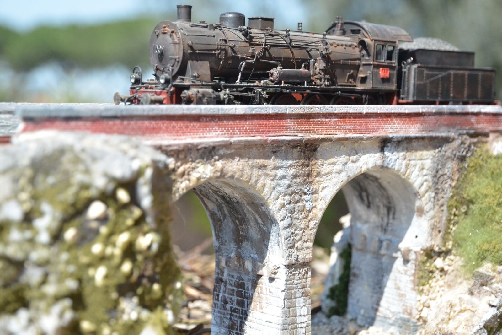 Nikon D7000 sample photo. Diorama, train, mock up photography