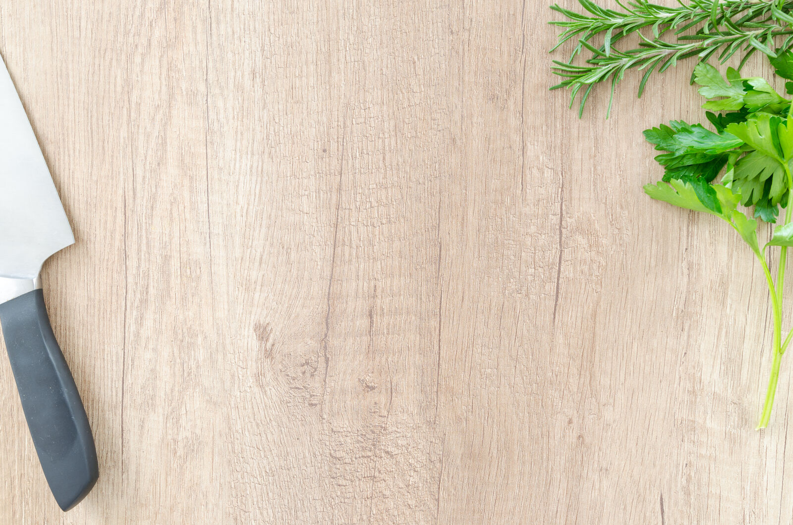 Nikon D5100 sample photo. Above, background, basil, board photography