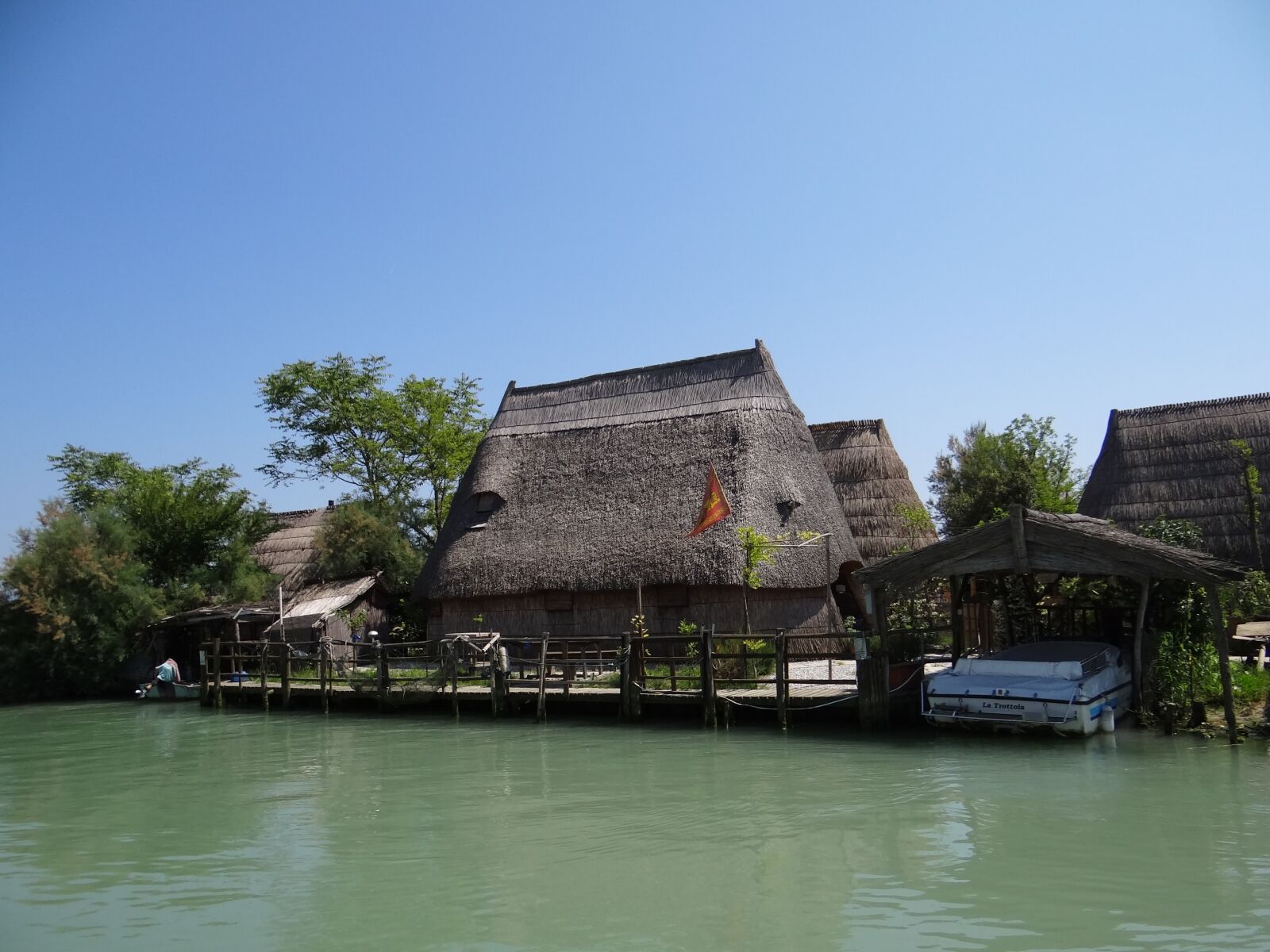 Sony Cyber-shot DSC-HX100V sample photo. Fisherman's hut, lagoon, caorle photography
