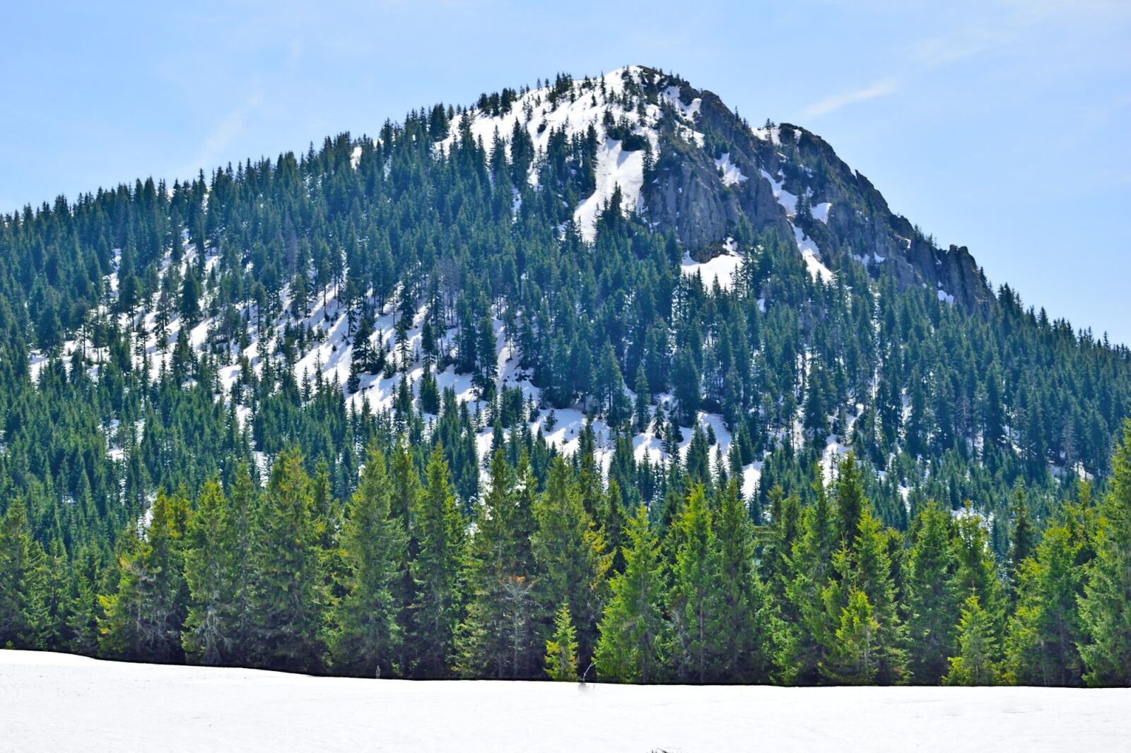 Nikon D5300 sample photo. Mountain, snow, nature photography