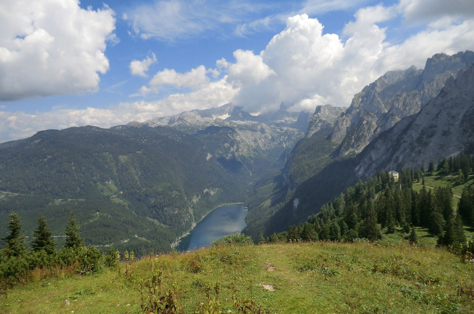 CASIO EX-H5 sample photo. Panorama, zwieselalm, mountains photography