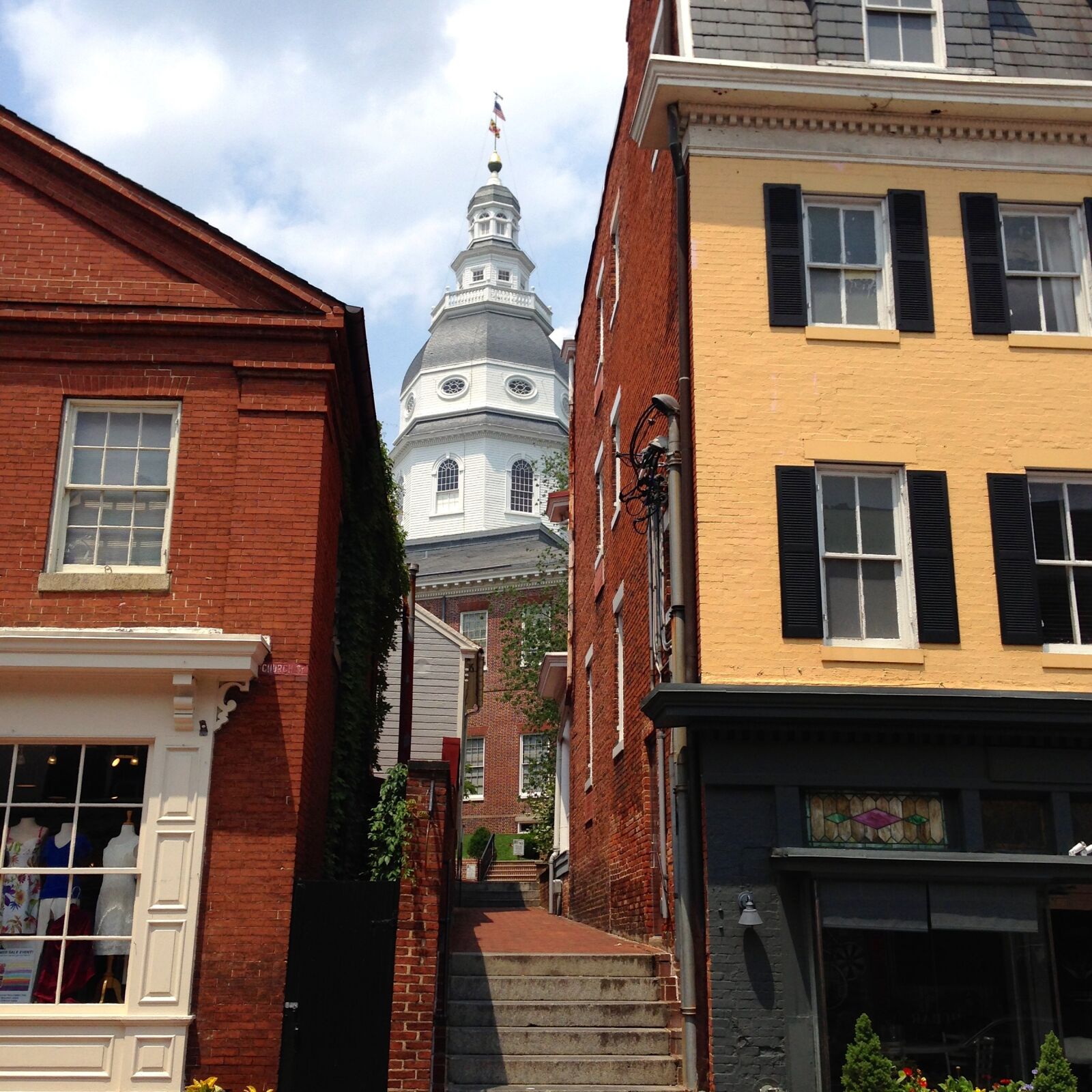 iPhone 5 back camera 4.12mm f/2.4 sample photo. Annapolis, state house, maryland photography