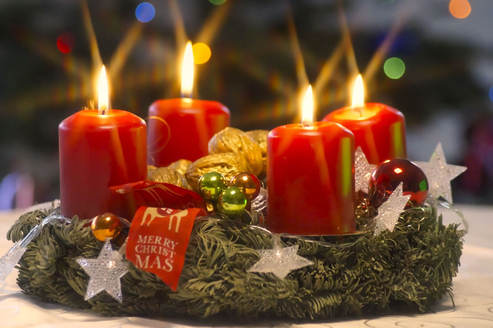 Sony SLT-A58 sample photo. Fourth advent, advent wreath photography