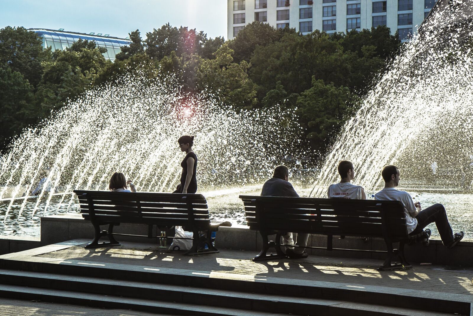 Canon EOS 50D sample photo. Berlin, tv tower, water photography