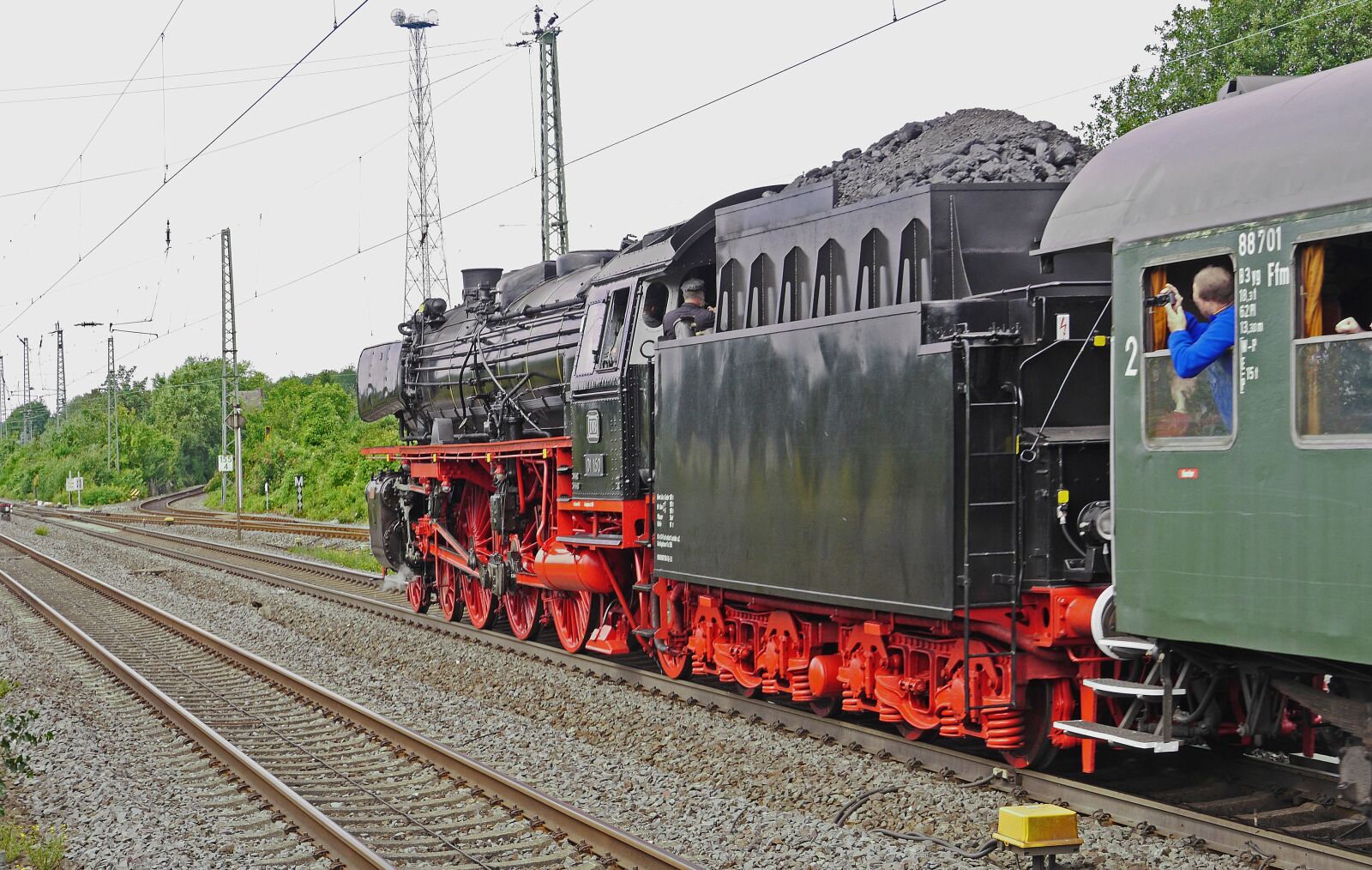 Panasonic Lumix DMC-GH3 sample photo. Steam locomotive, departure, acceleration photography