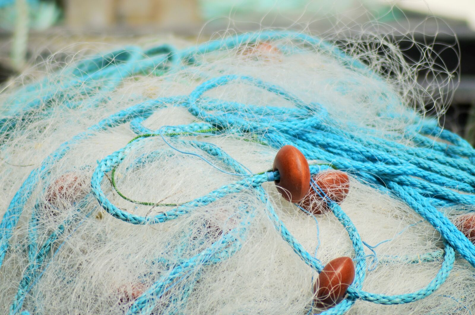 Nikon D5100 sample photo. Net, fishing nets, france photography