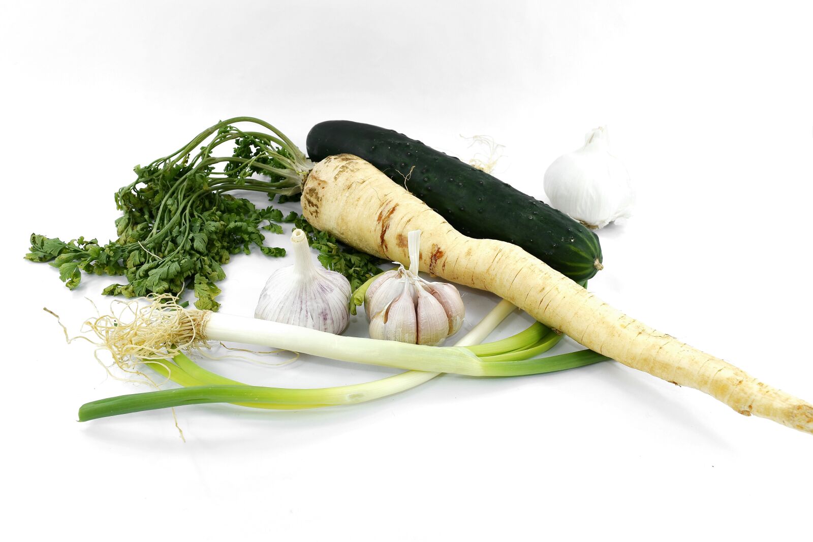 Nikon D5500 sample photo. Antioxidant, cucumber, fresh, garlic photography
