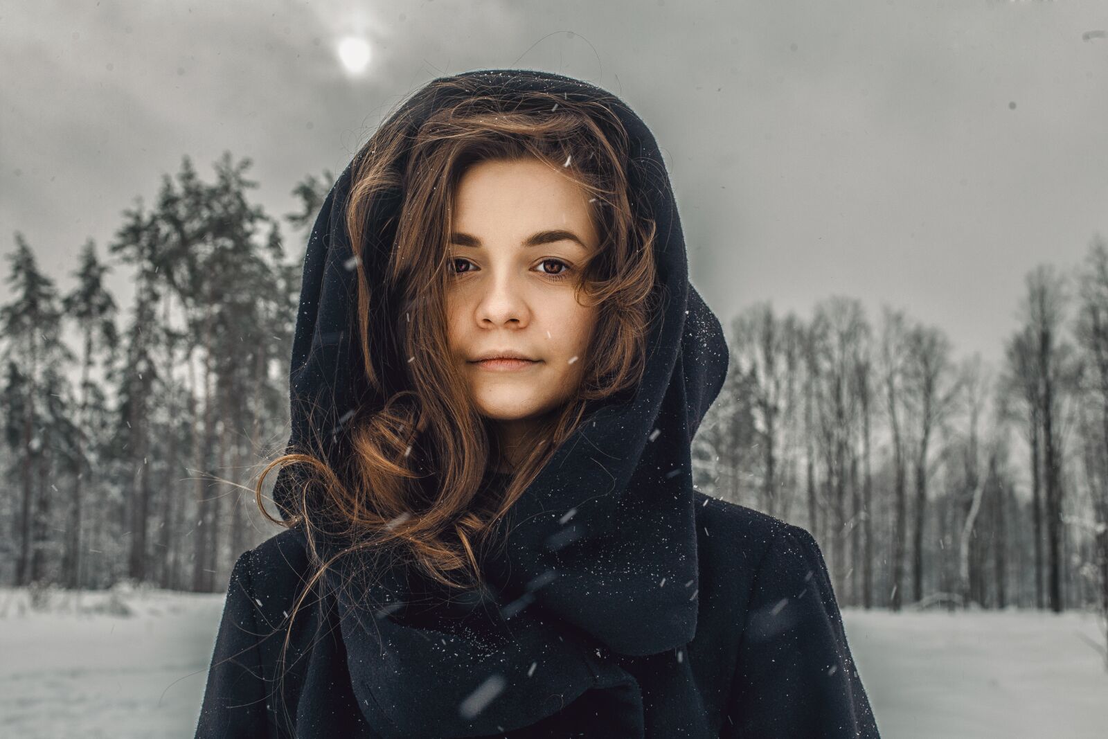 Canon EOS 6D + Canon EF 50mm F1.4 USM sample photo. Girl, winter, sun photography