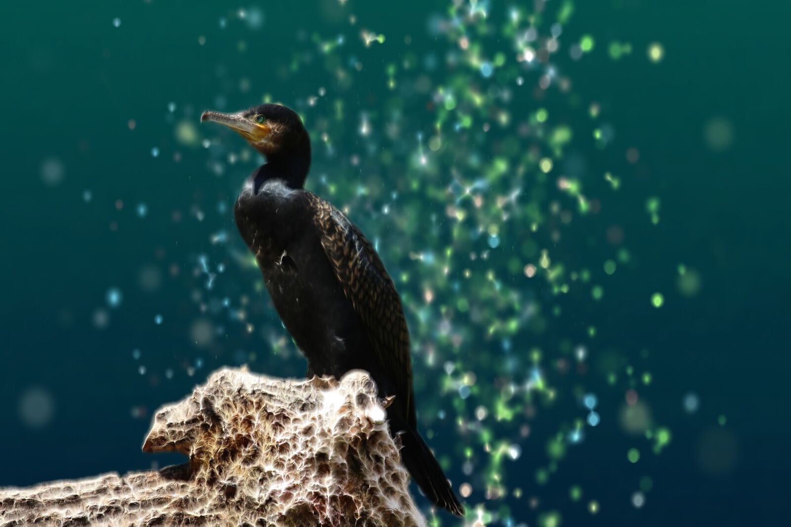 Canon EF-S 55-250mm F4-5.6 IS STM sample photo. Cormorant, bird, water bird photography