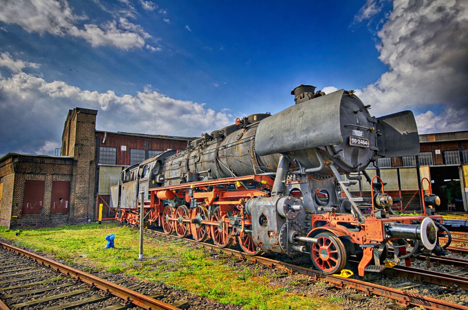 Canon EOS 60D sample photo. Gelsenkirchen, ring lokschuppen, steam photography