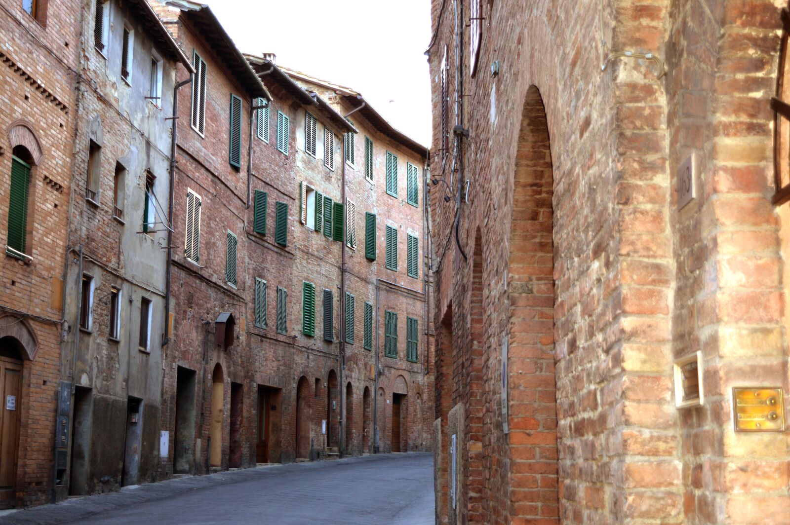 Nikon D3200 sample photo. Siena, road, tuscany photography