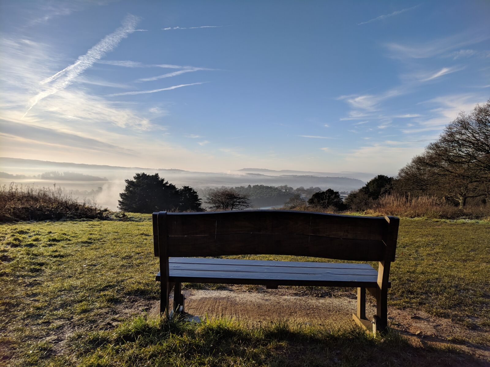 Google Pixel sample photo. Bench, countryside, nature photography