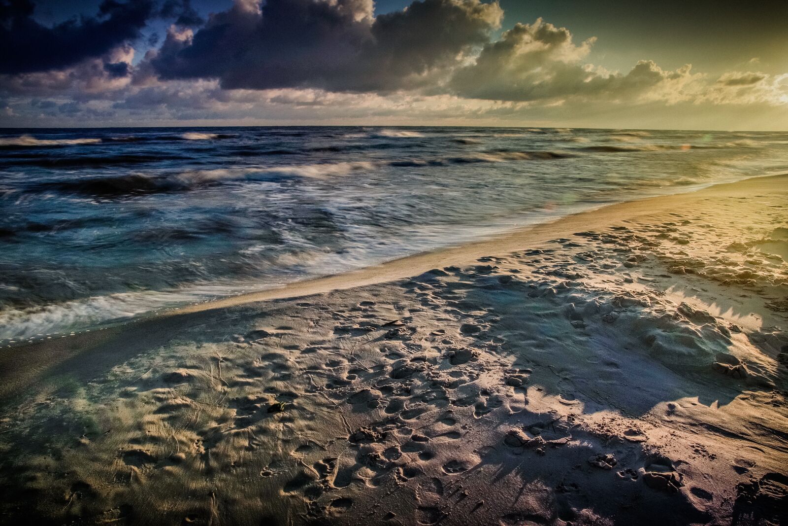 Pentax K-S2 sample photo. Sunset, sea, beach photography
