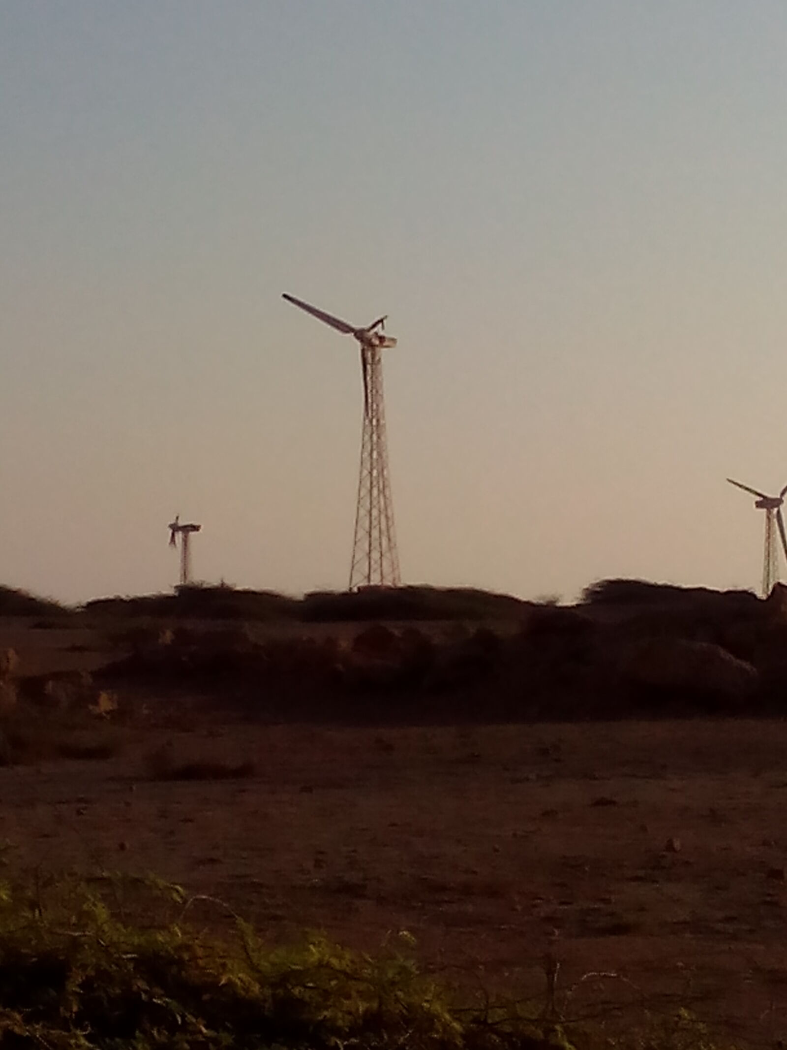 Micromax Canvas Spark sample photo. Windmills photography