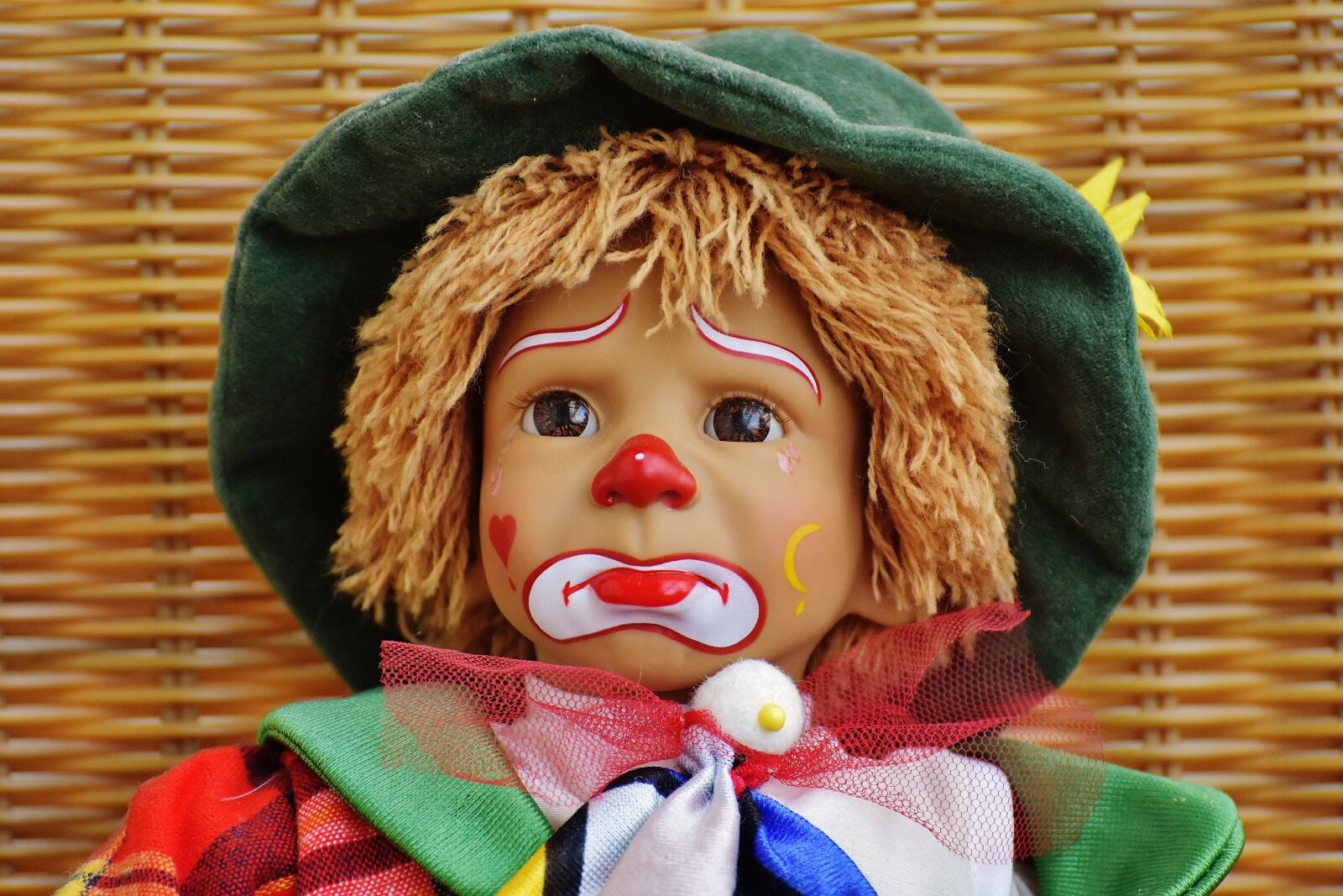 Nikon D7200 sample photo. Doll, clown, sad photography