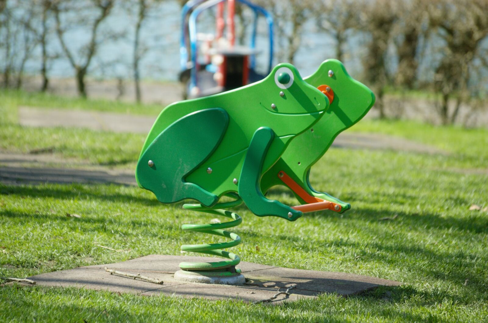 Nikon D70 sample photo. See saw, toys, playground photography