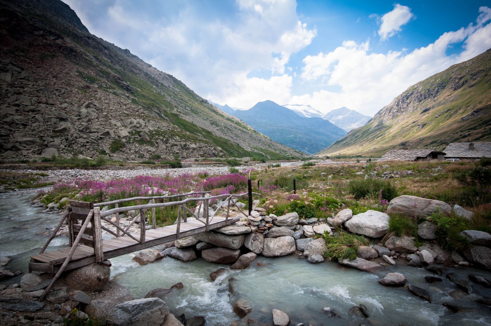 Nikon D90 sample photo. Mountain, alps, creek photography