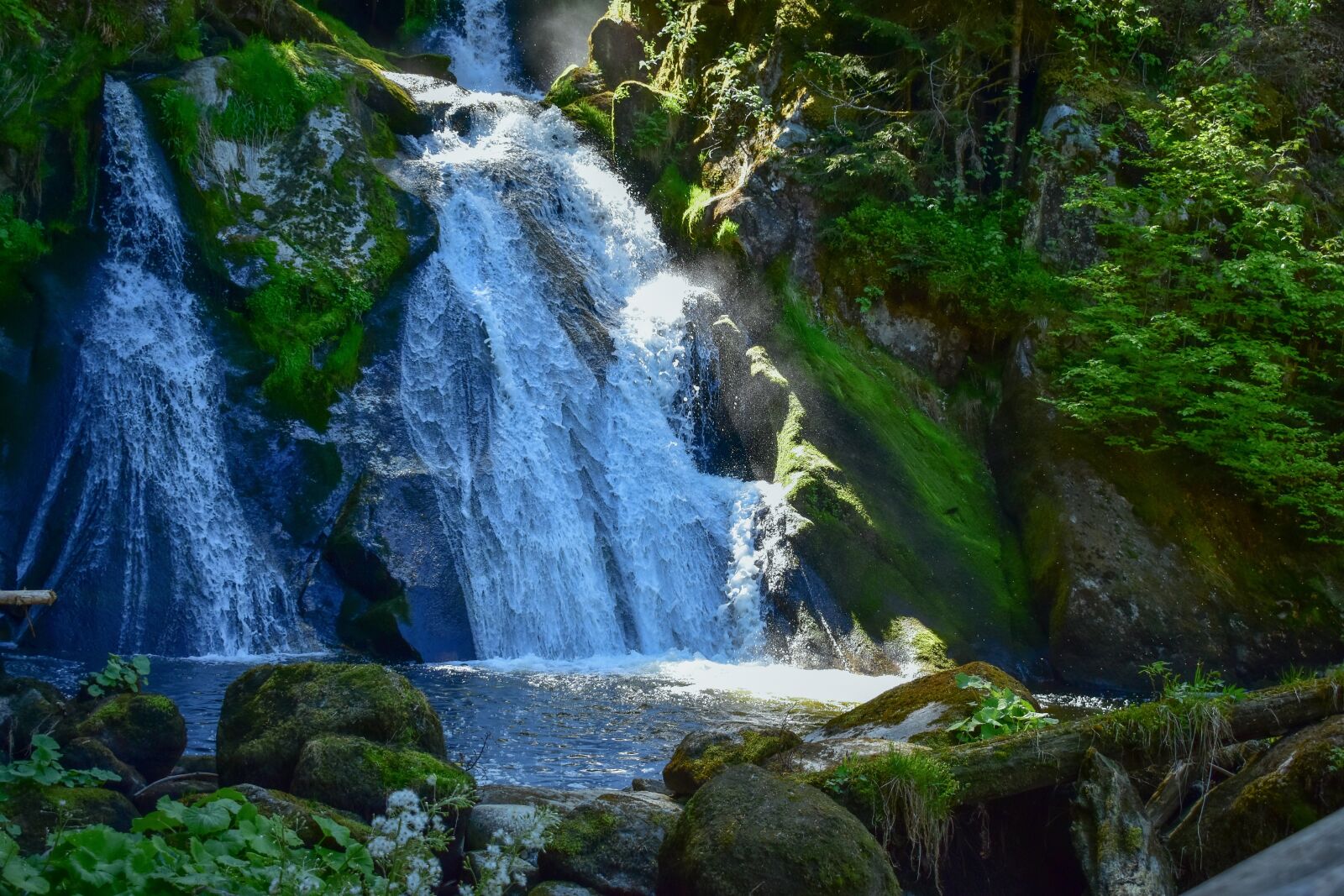 Nikon D3400 sample photo. Waterfall, water, river photography