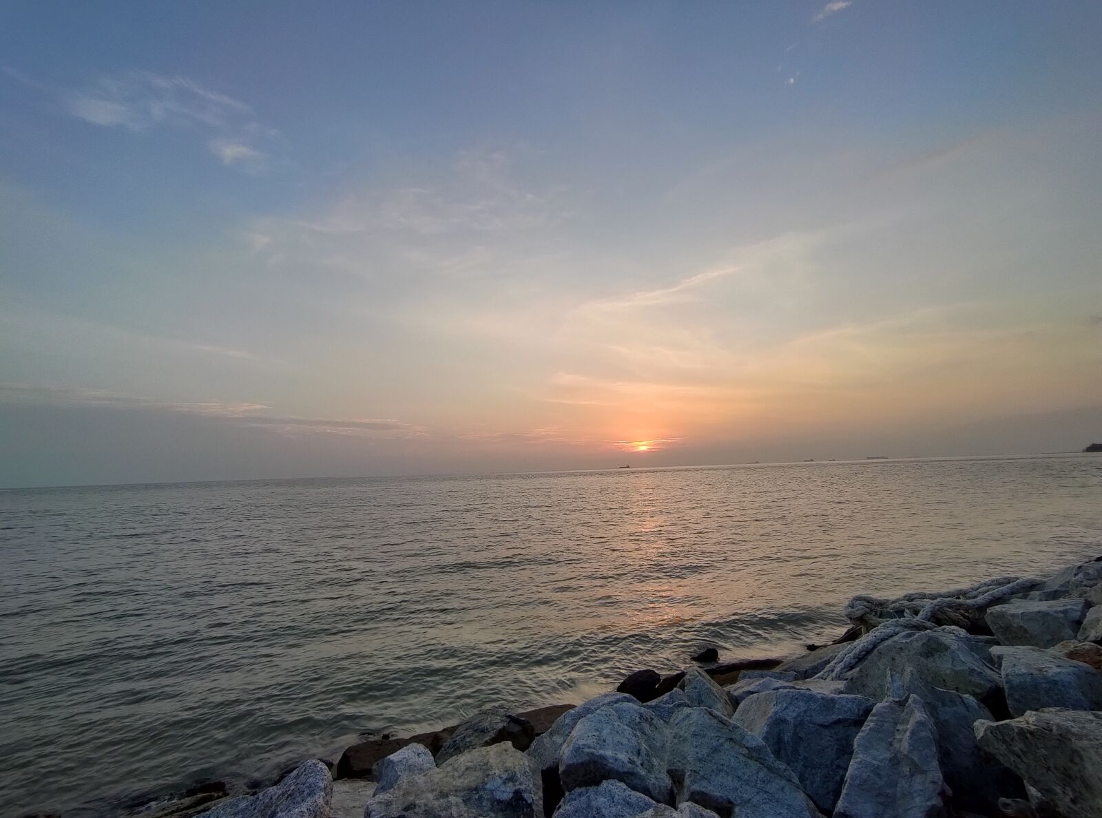 ASUS I01WD sample photo. Malacca, beach, sunset photography