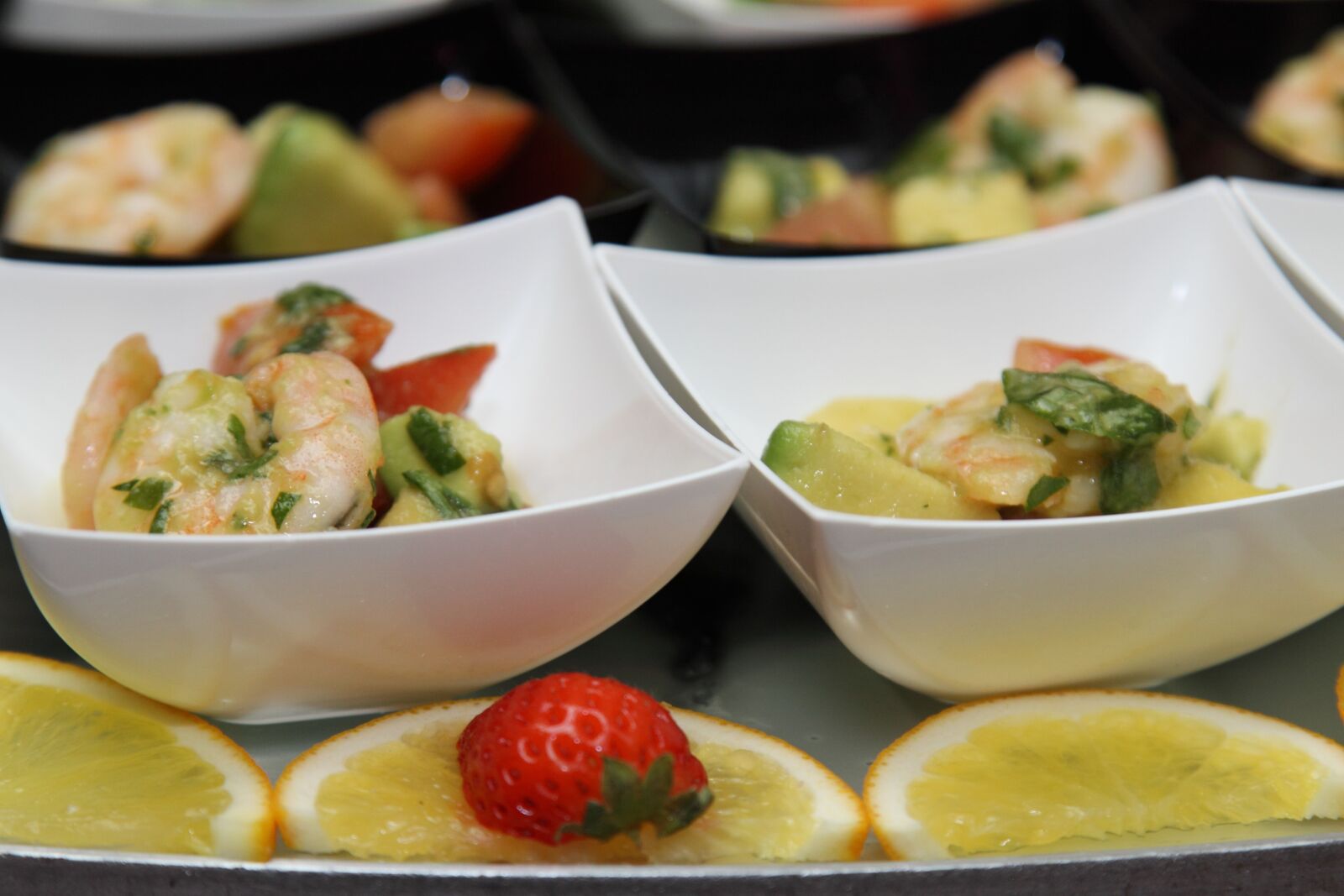 Canon EOS 50D sample photo. Food, shrimp, buffet photography