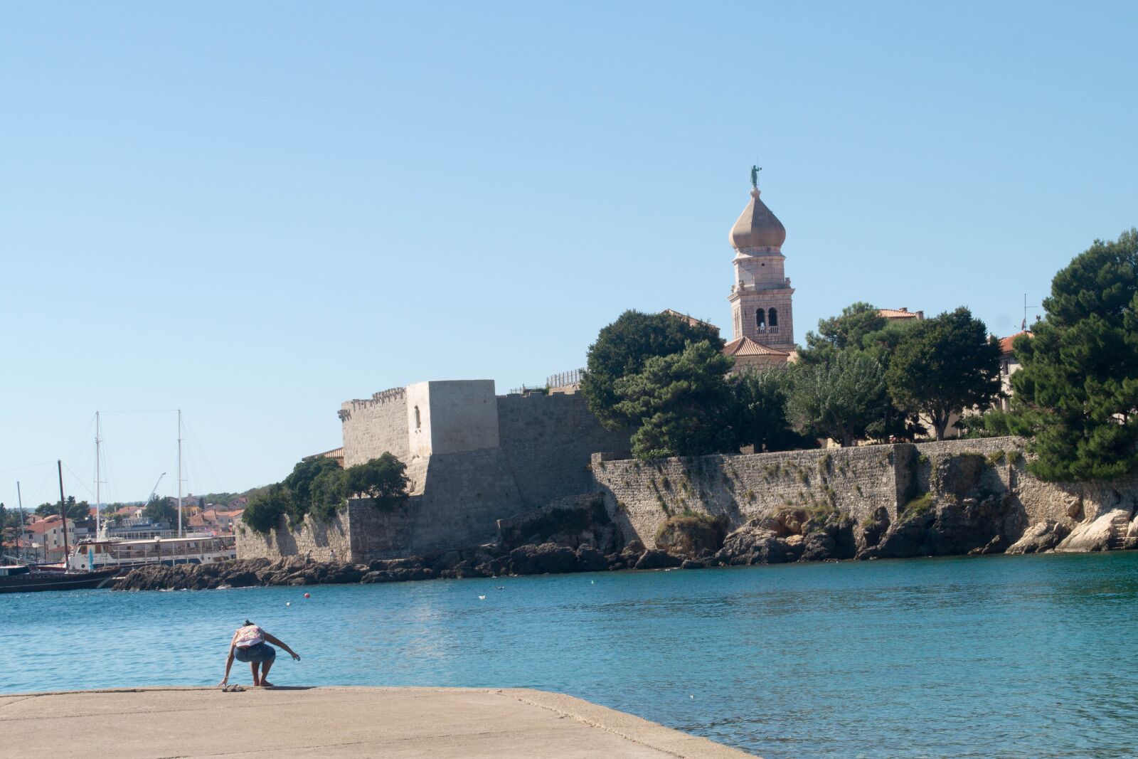 Sony SLT-A58 sample photo. Krk, summer, city photography