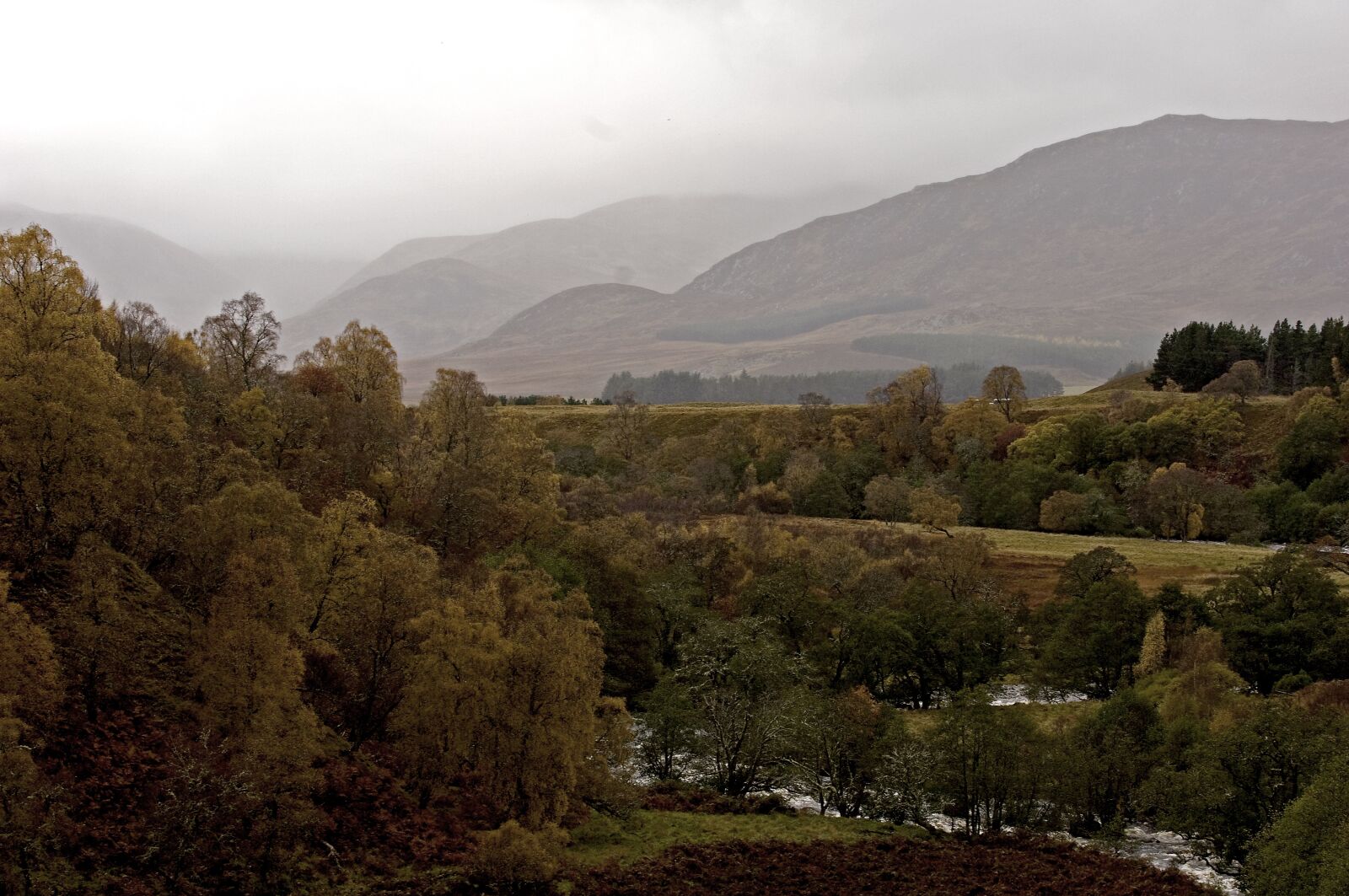 Nikon D2X sample photo. Scotland, landscape, autumn photography