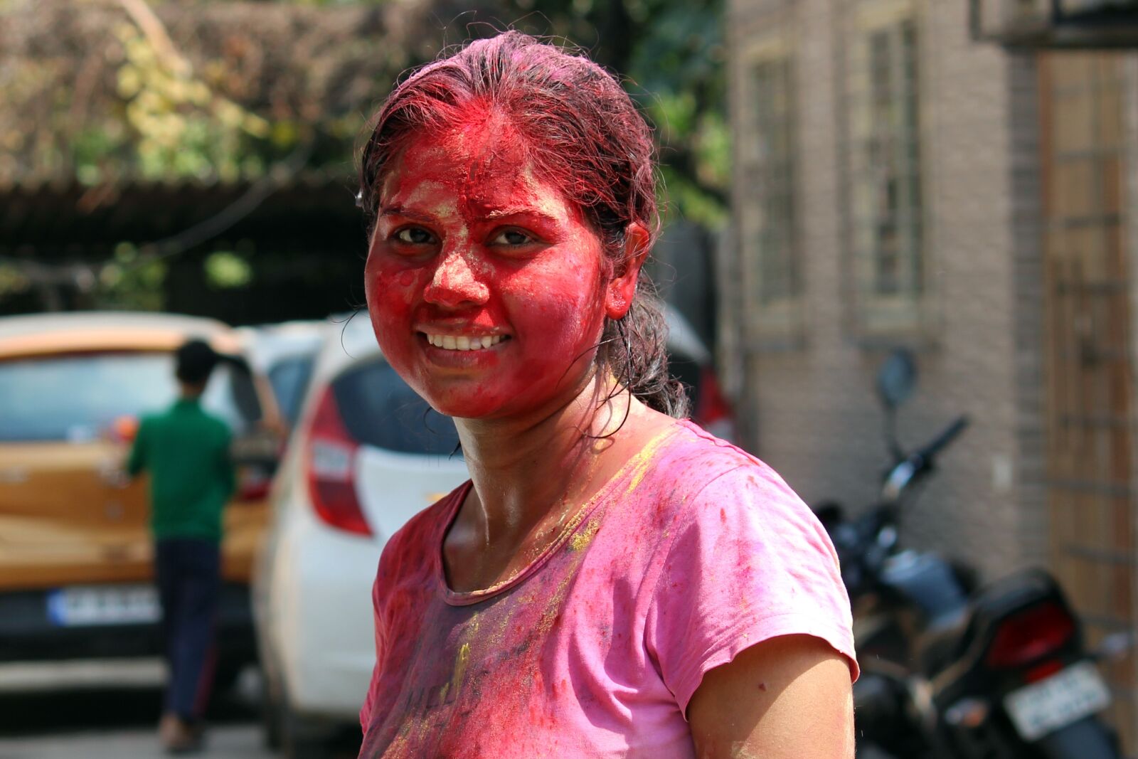 Canon EOS 700D (EOS Rebel T5i / EOS Kiss X7i) sample photo. Holi, joy, colours photography
