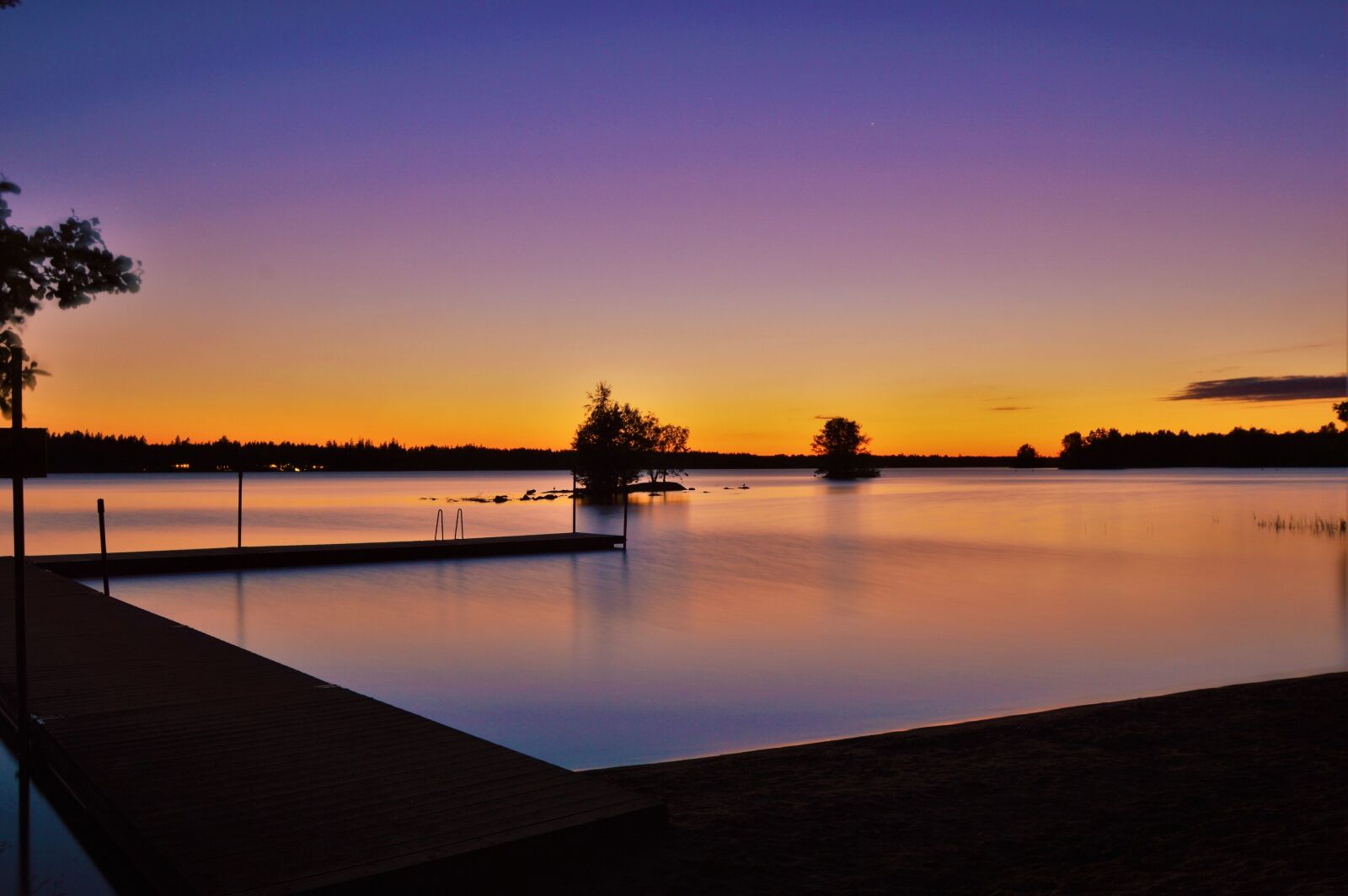Nikon D3200 sample photo. Beach, dawn, dock, dusk photography