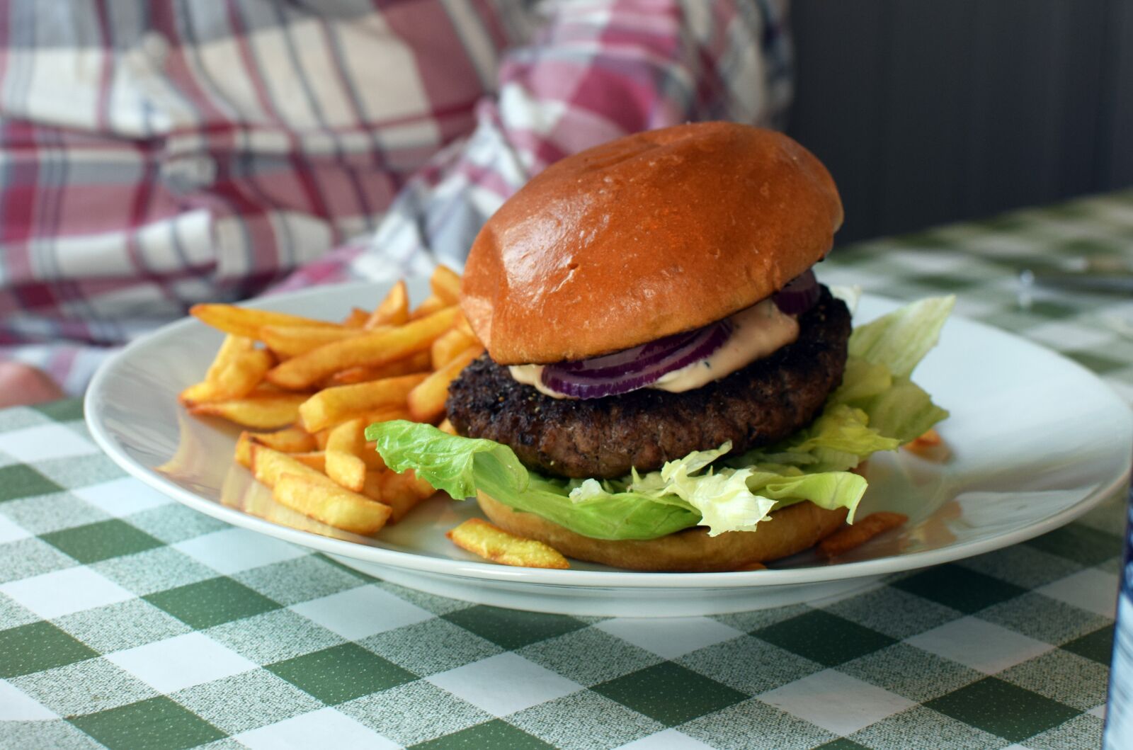 Nikon D5300 sample photo. Burgers, hamburger plate, junk photography