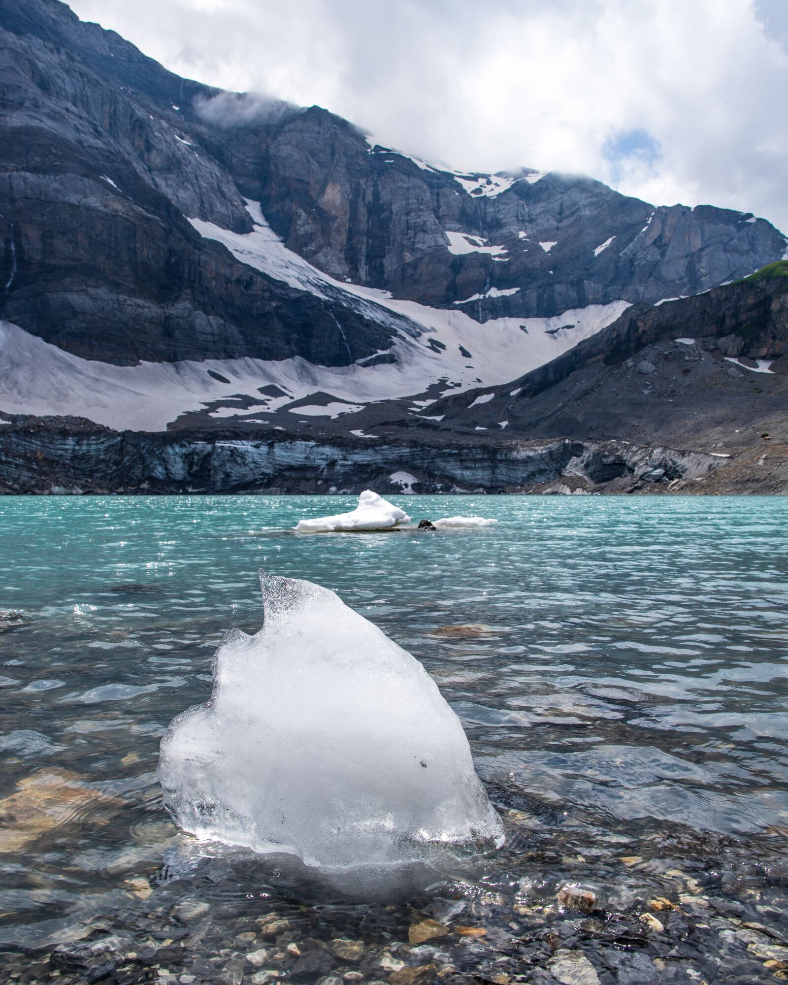Canon EF 24-70mm F4L IS USM sample photo. Ice, lake, glacier photography