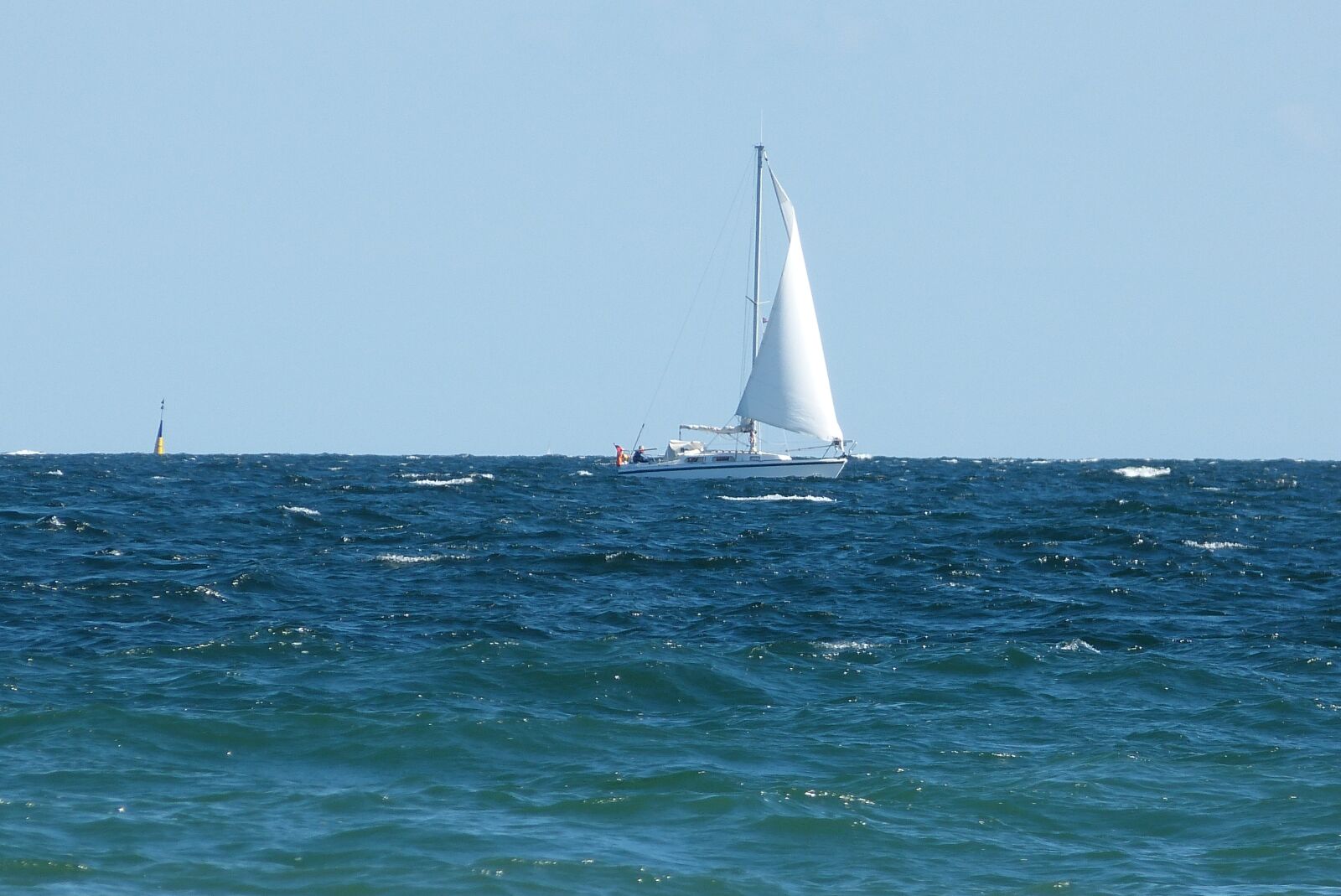 Panasonic Lumix DMC-FZ150 sample photo. Baltic sea, sailing boat photography